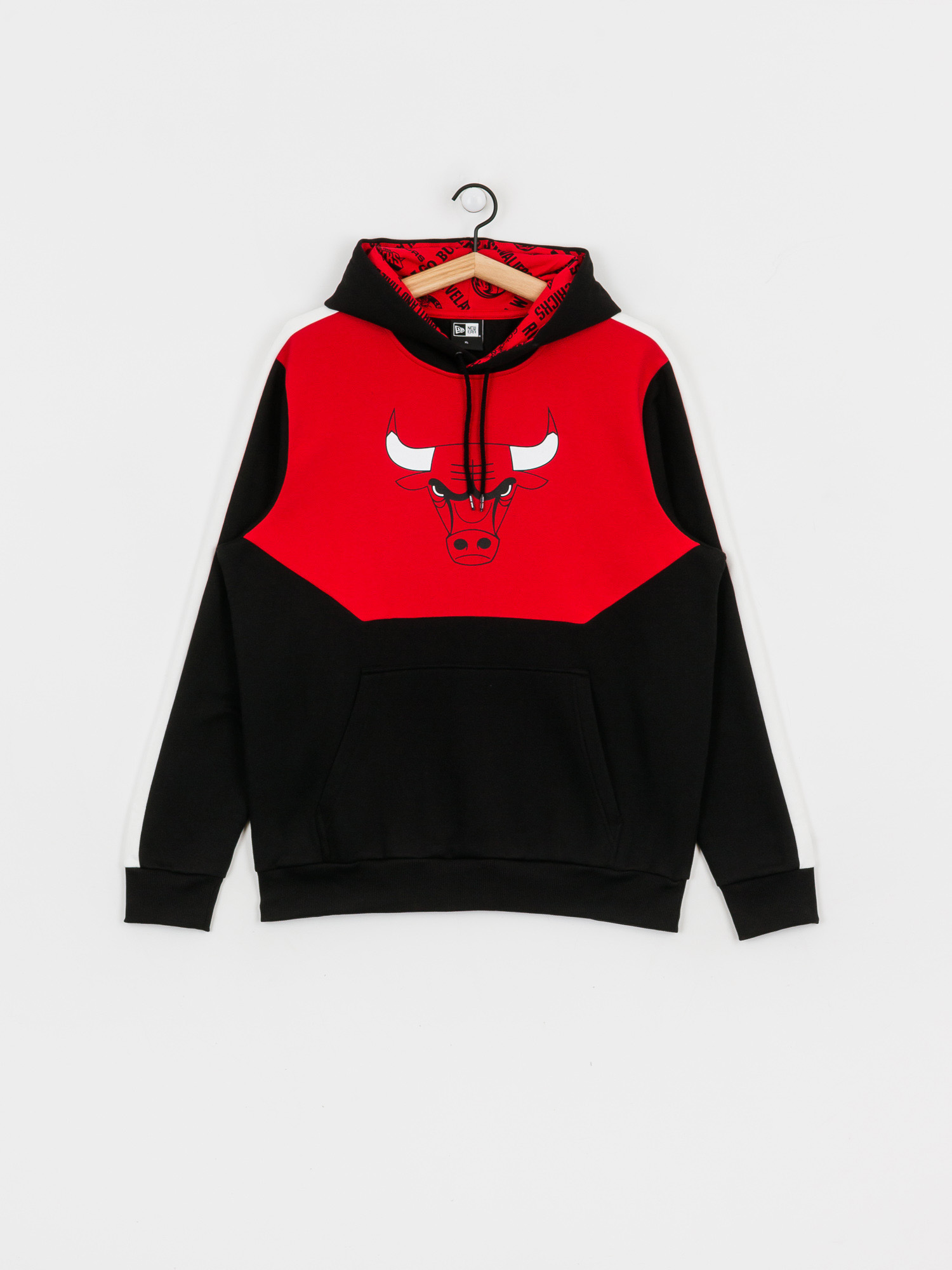 New Era Hanorac cu glugă Nba Colour Block Chicago Bulls HD (blkfdr)