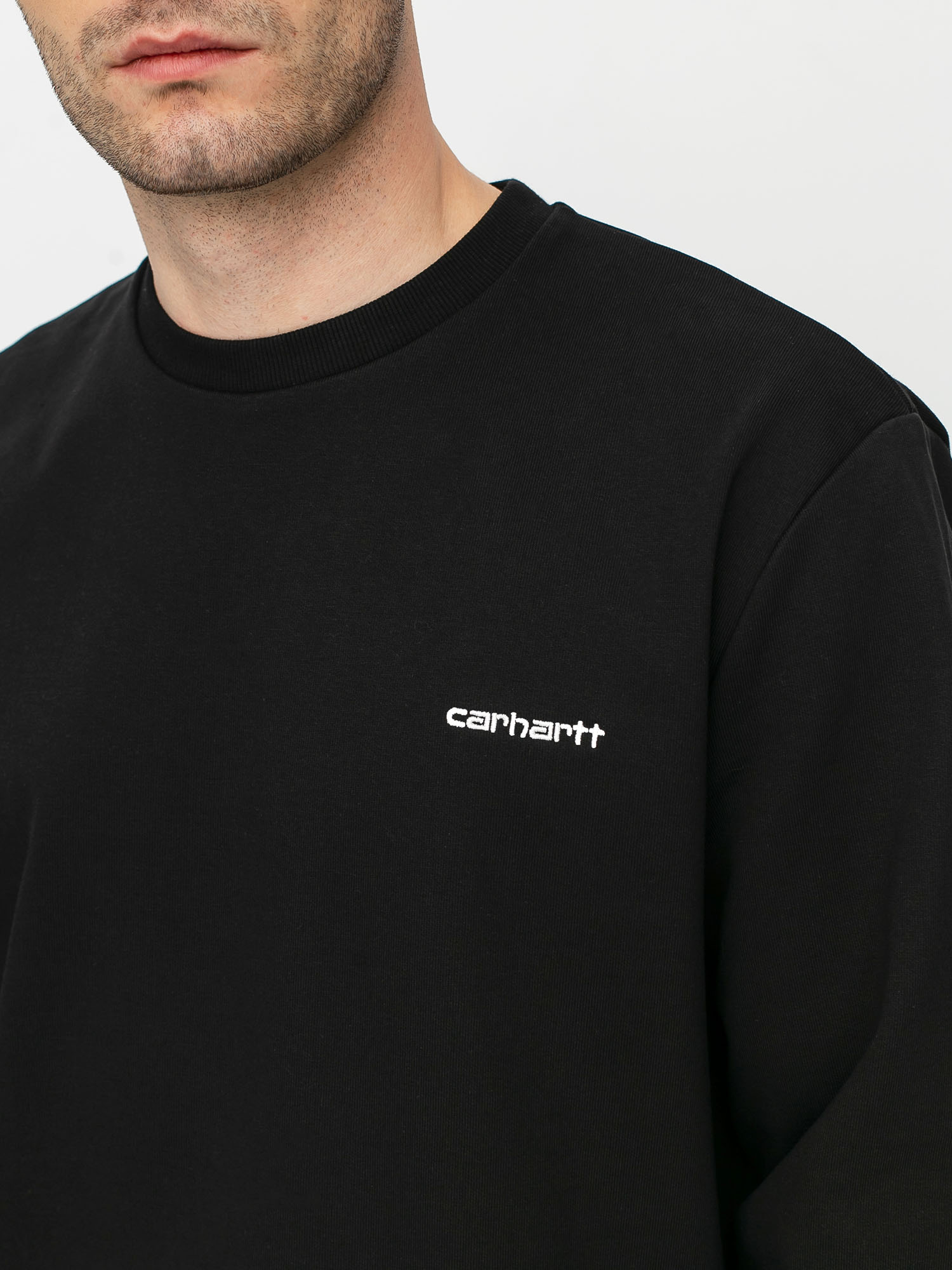 Hanorac Carhartt WIP Script Embroidery (black/white)