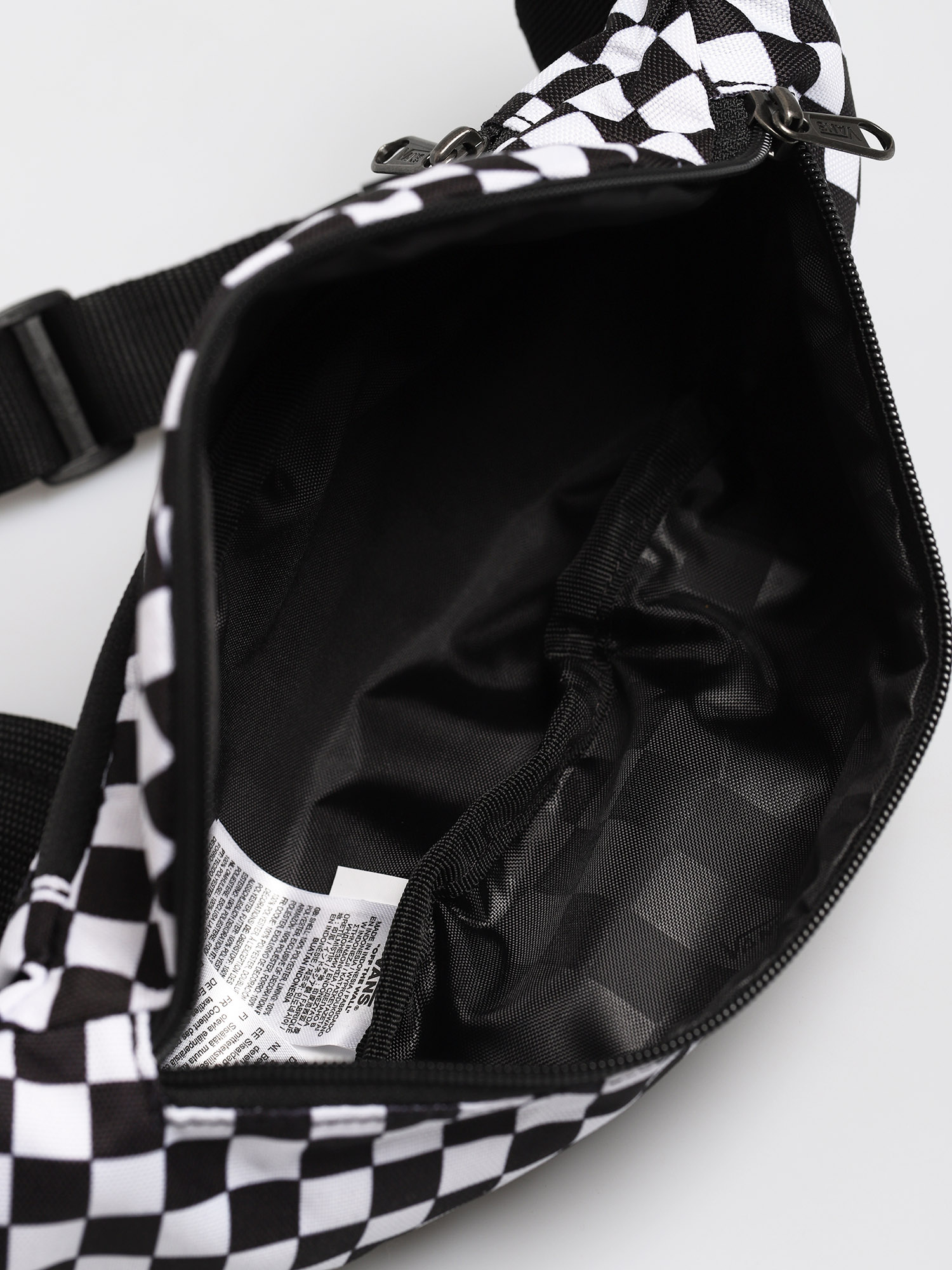 Borsetă de brâu Vans Mini Ward (black/white check)