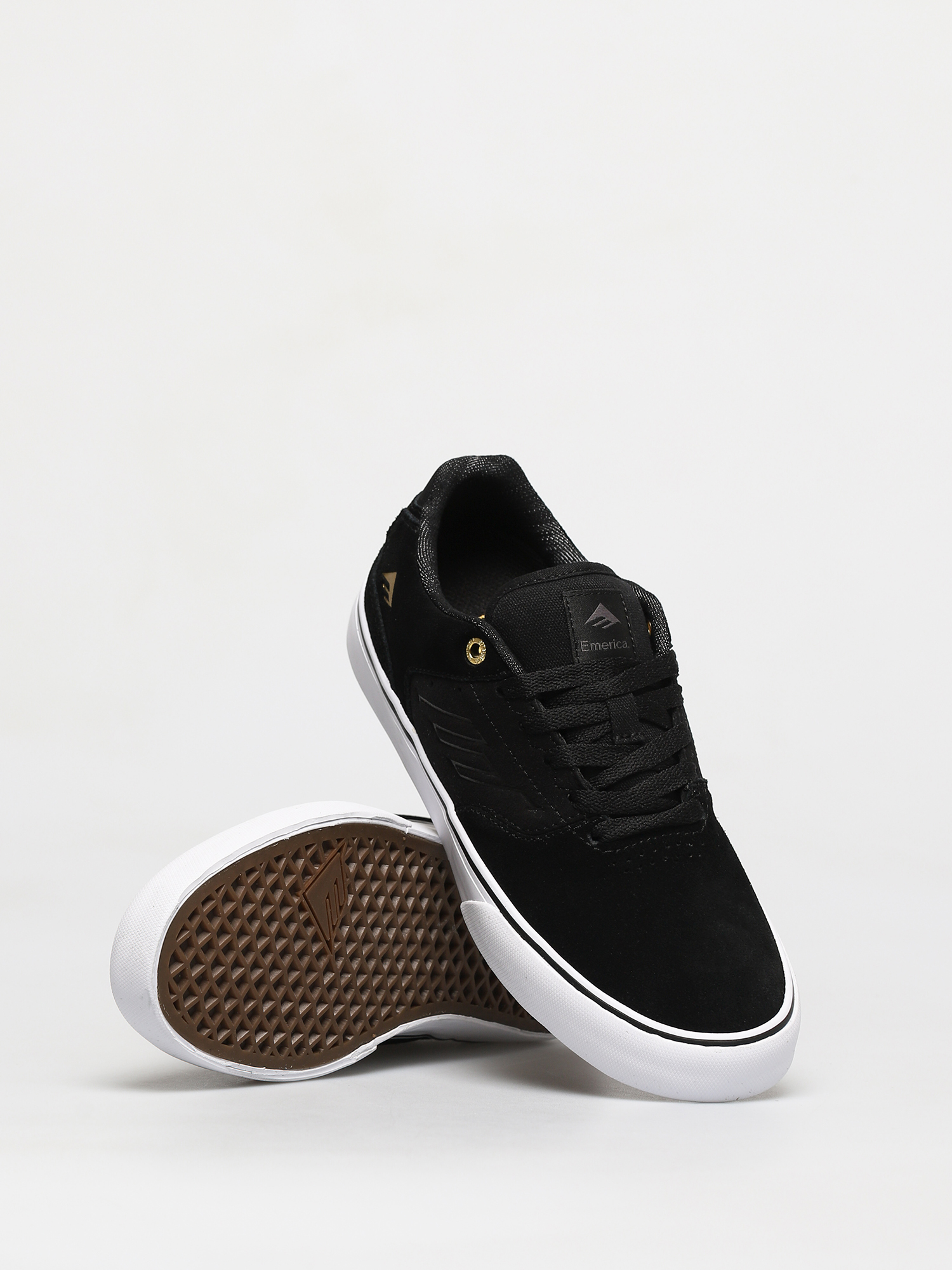 Pantofi Emerica The Low Vulc (black/gold/white)