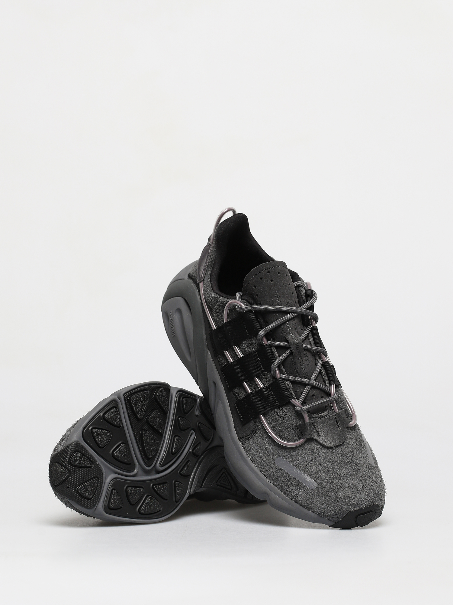 adidas Originals Pantofi Lxcon (grey six/core black/signal green)