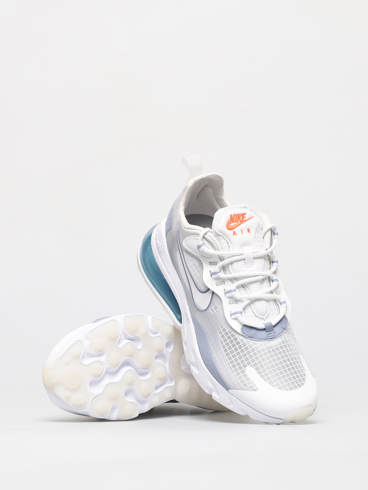 Pantofi Nike Air Max 270 React Se (white/white pure platinum indigo fog)