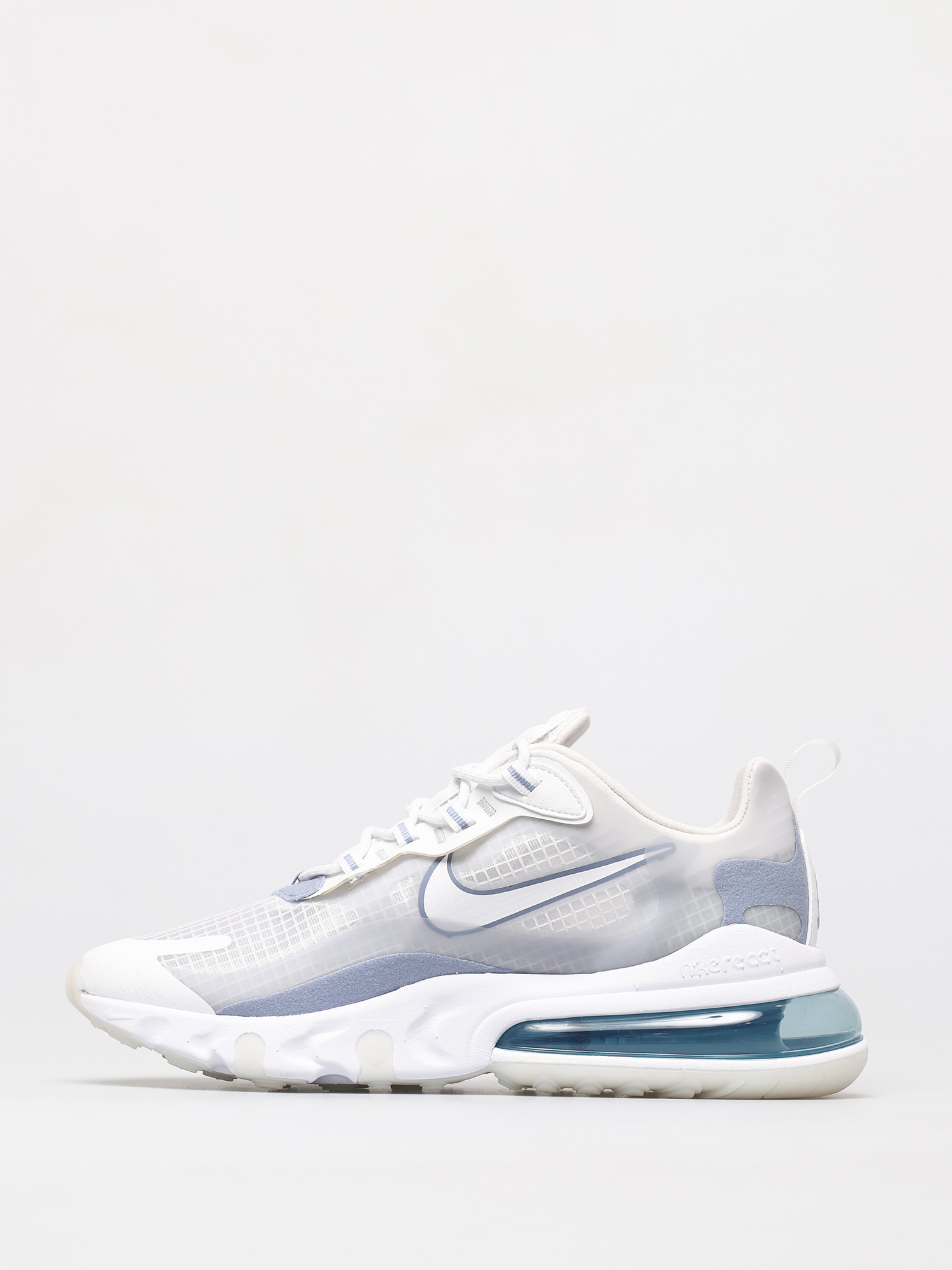 Pantofi Nike Air Max 270 React Se (white/white pure platinum indigo fog)
