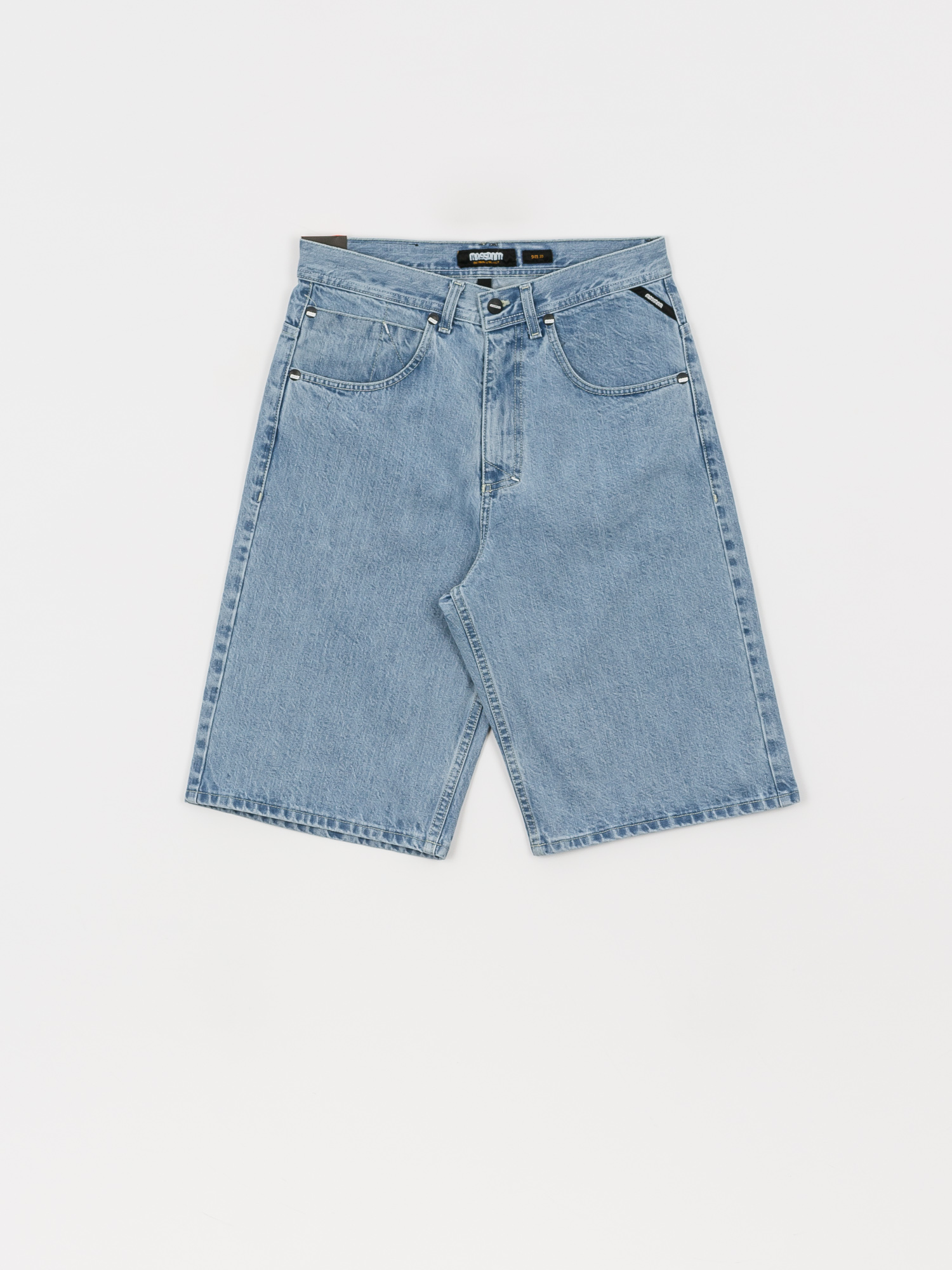 MassDnm Șort Slang Jeans (light blue)