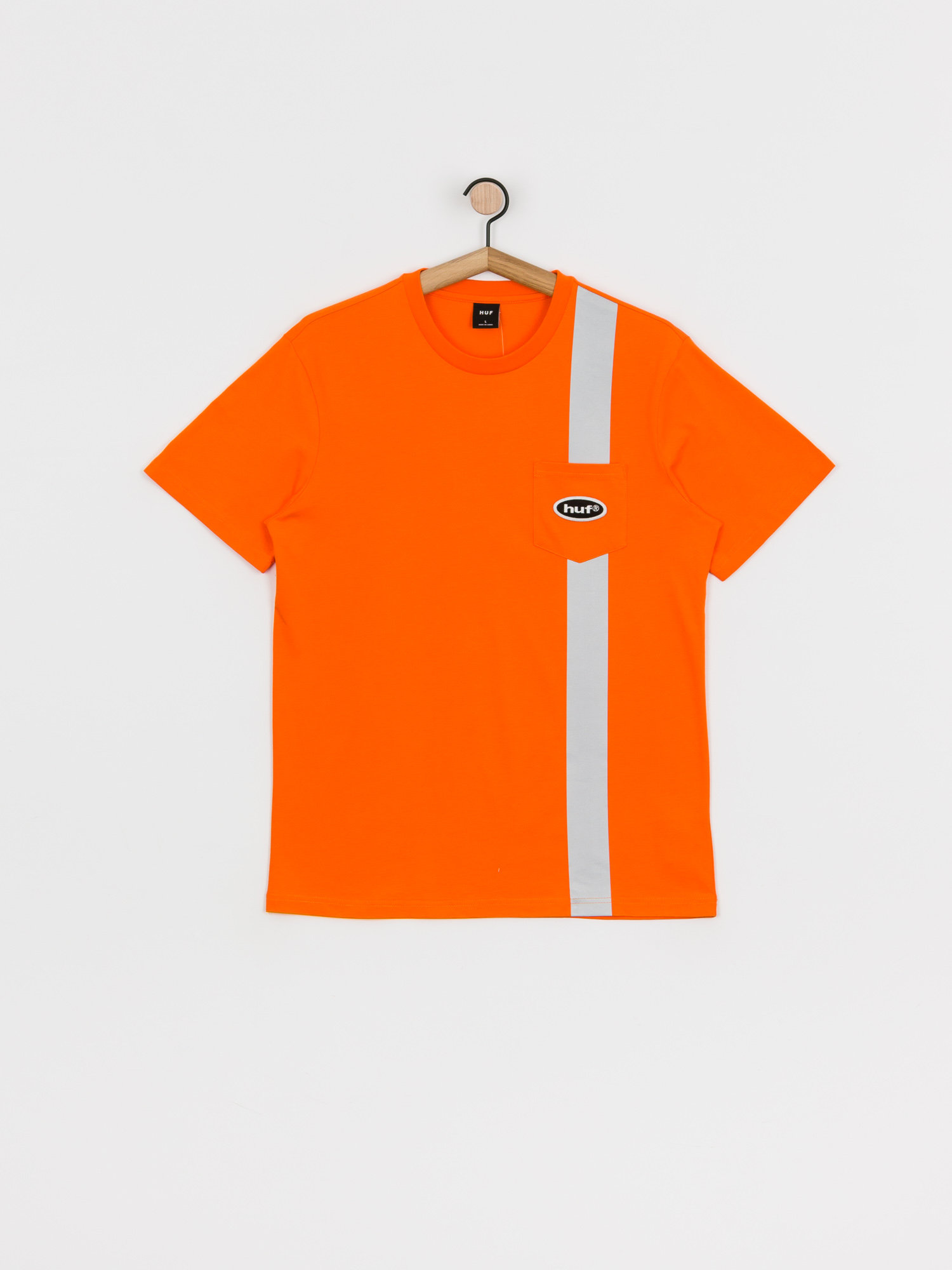 Tricou HUF Safety Pocket (safety orange)