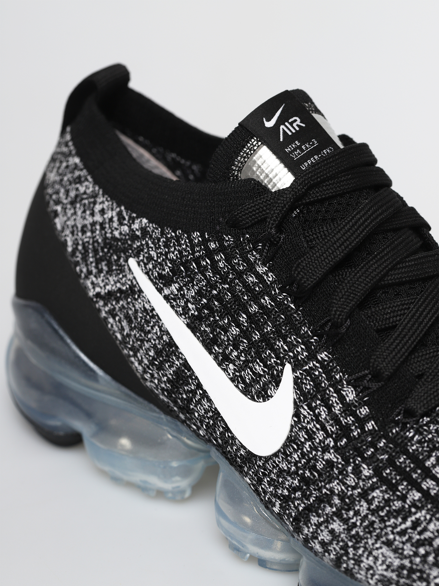 Nike Pantofi Air VaporMax Flyknit 3 (black/white metallic silver)