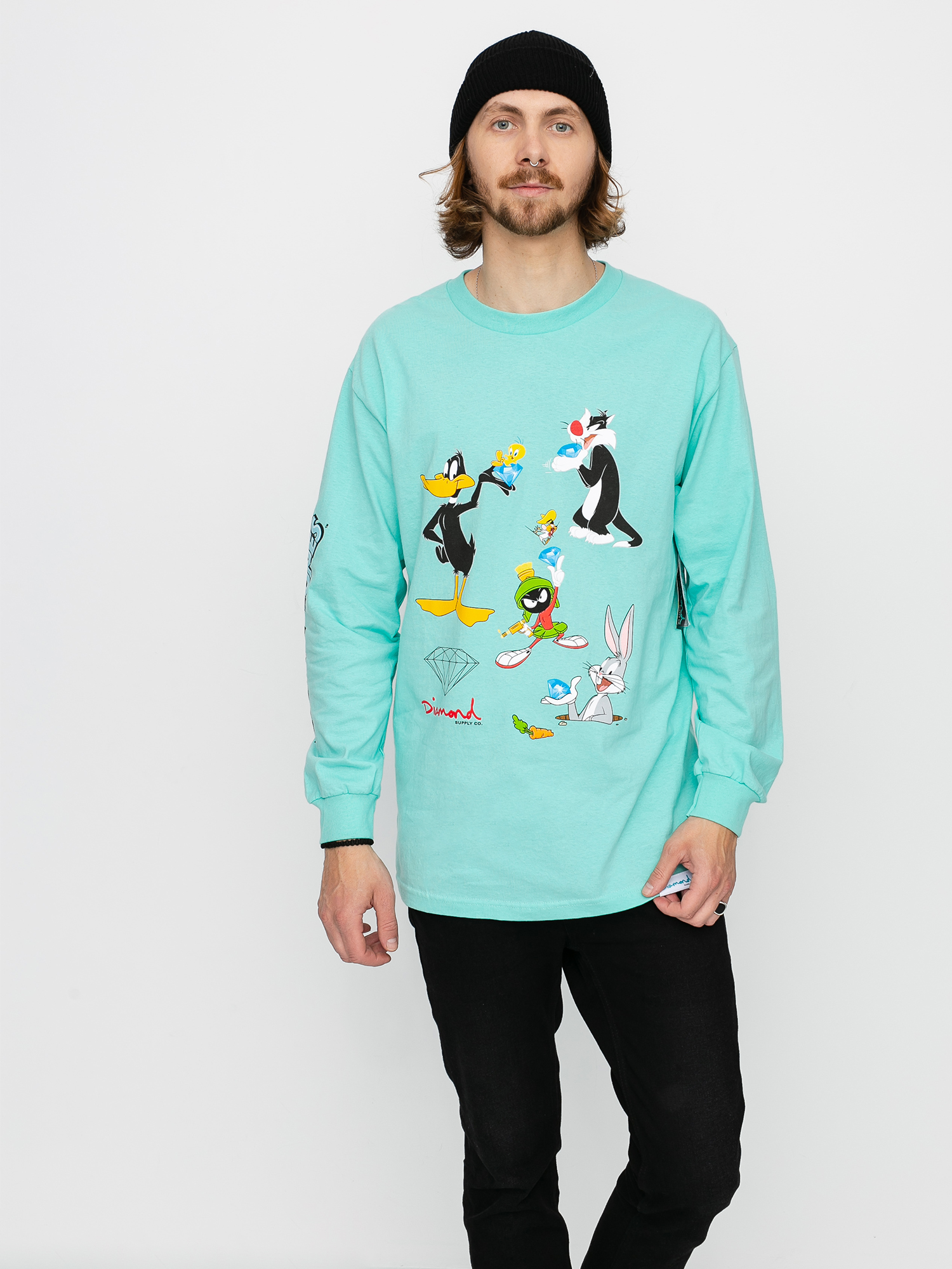 Tricou Diamond Supply Co. Looney Tunes (diamond blue)