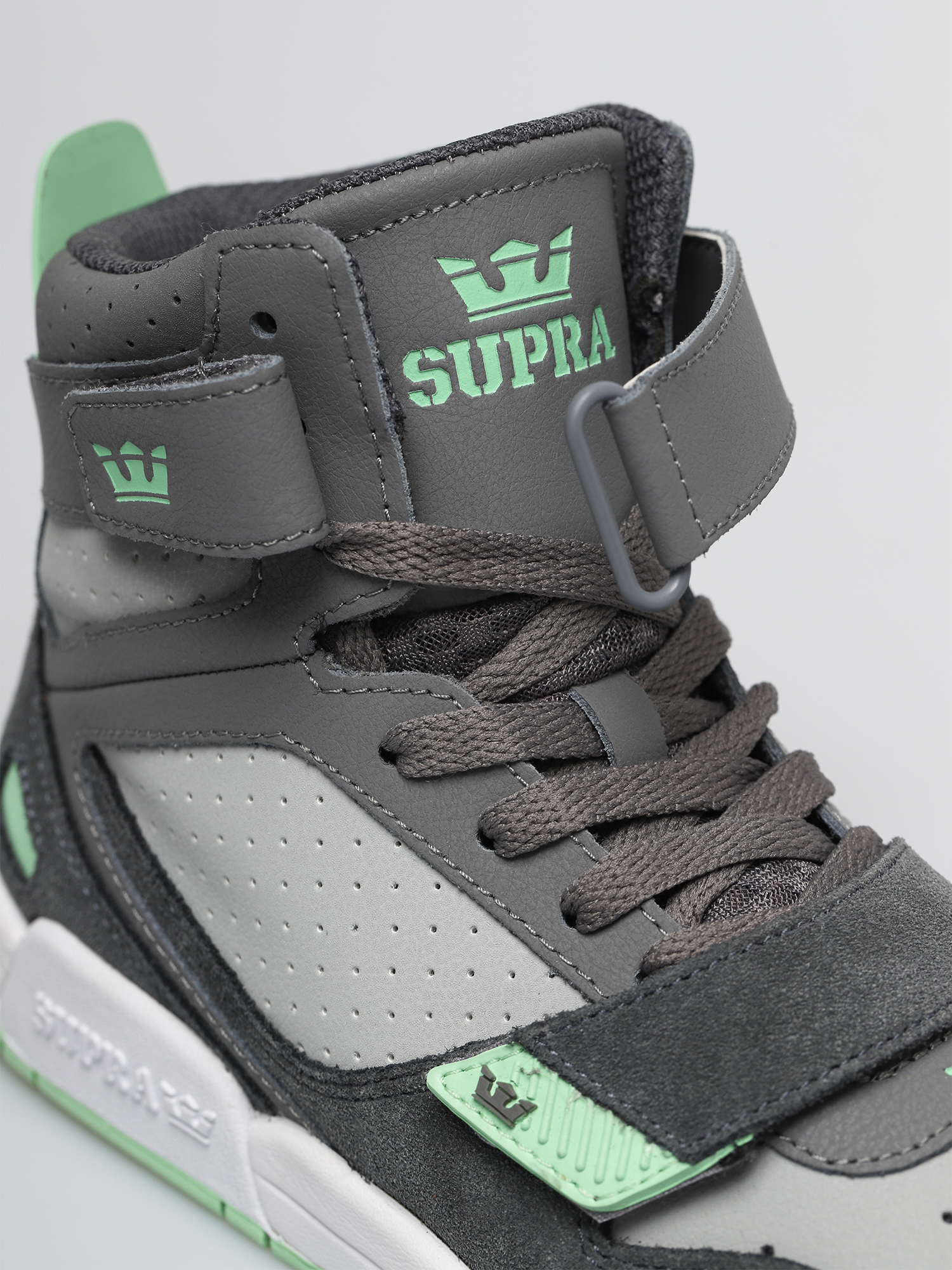 Supra Pantofi Breaker (grey/mint white)