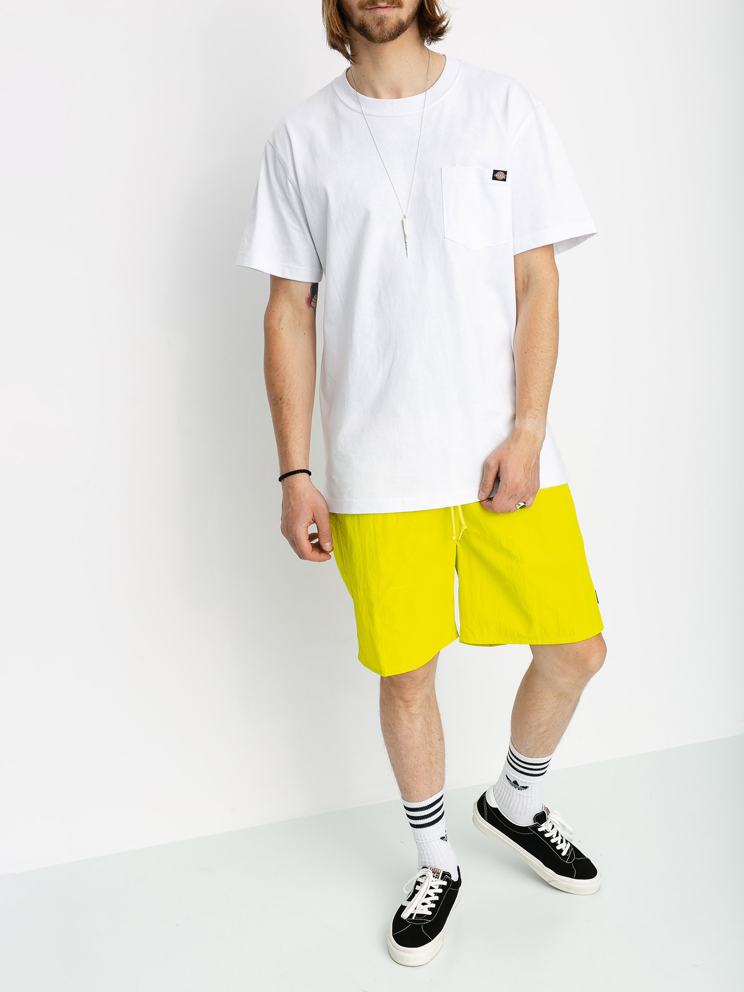 Șort HUF Dwr Fuck It Easy (hot lime)