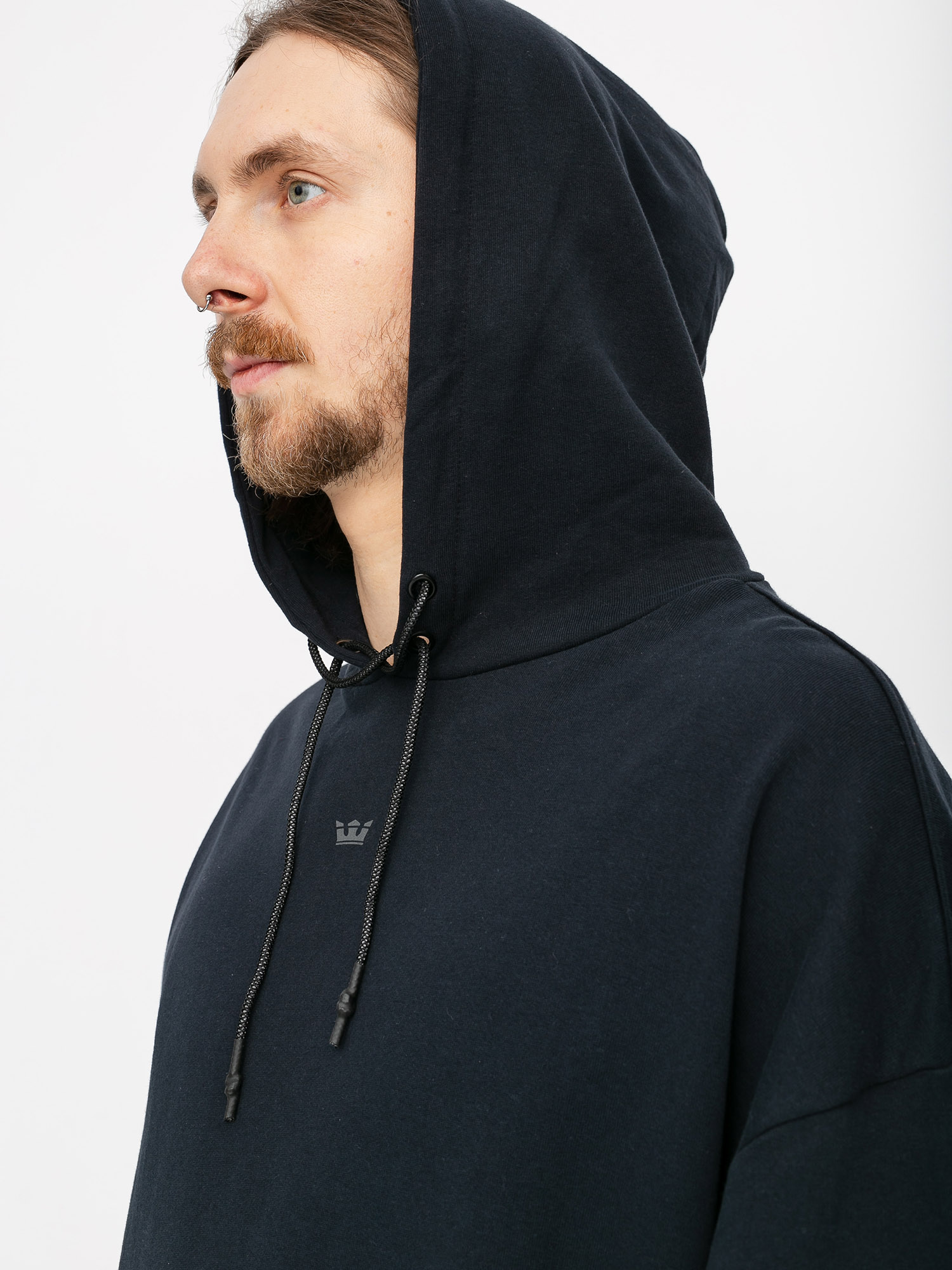 Supra Hanorac cu glugă 92 Fleece HD (black grey)