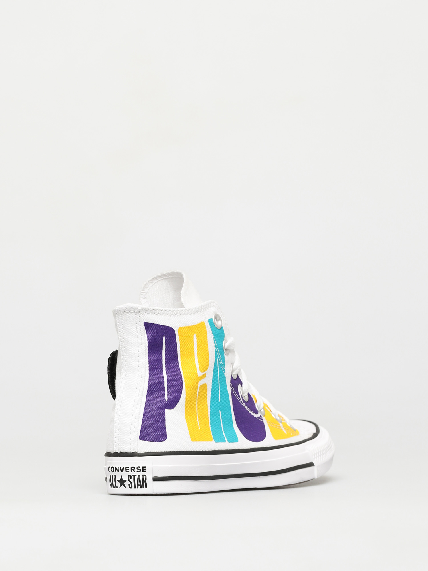 Teniși Converse Chuck Taylor All Star Hi (white/court purple/amarillo)