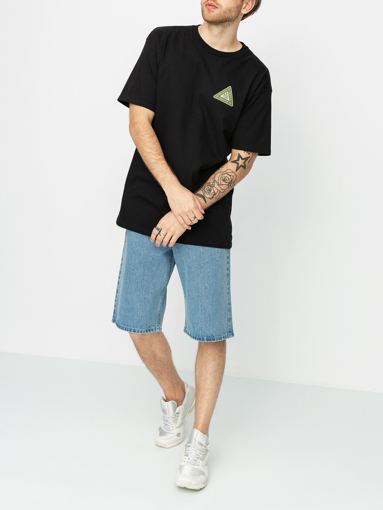 MassDnm Șort Slang Jeans (light blue)