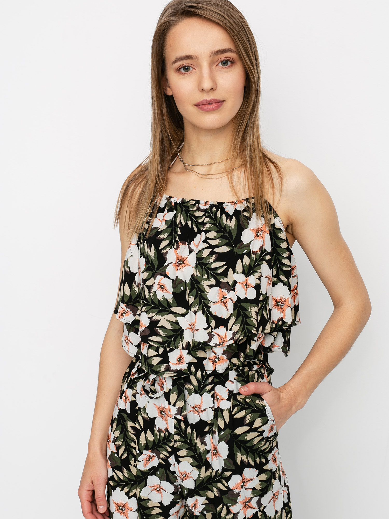 Tricou Volcom Coco Halter Cami Wmn (black combo)