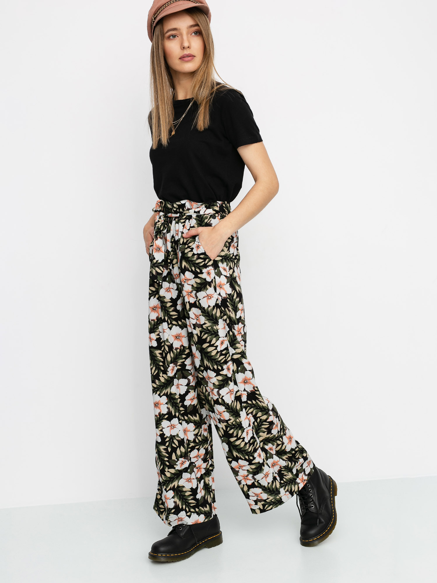 Pantaloni Volcom Coco Beach Wmn (black combo)