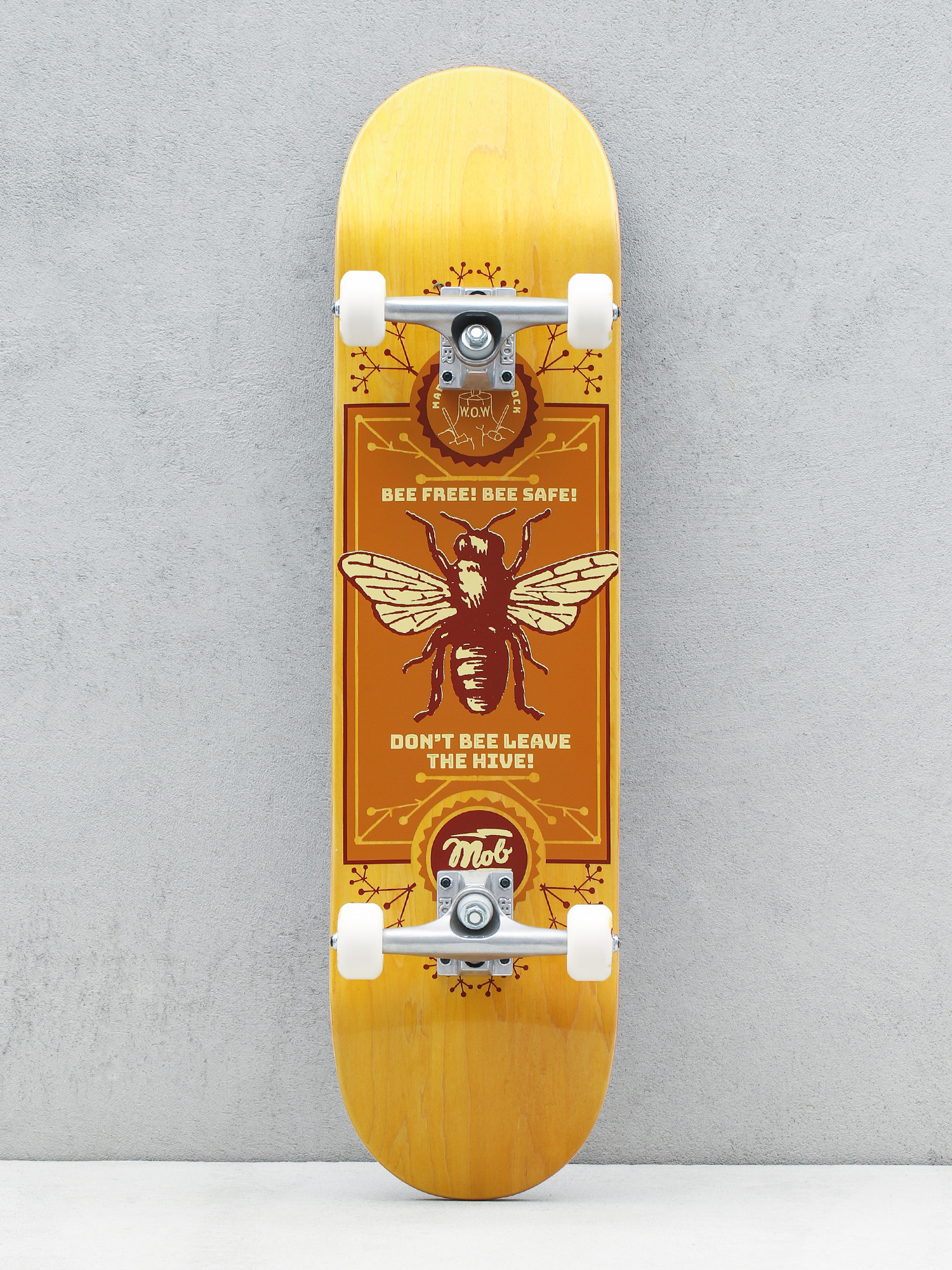Mob Skateboards Skateboard Bee (yellow)