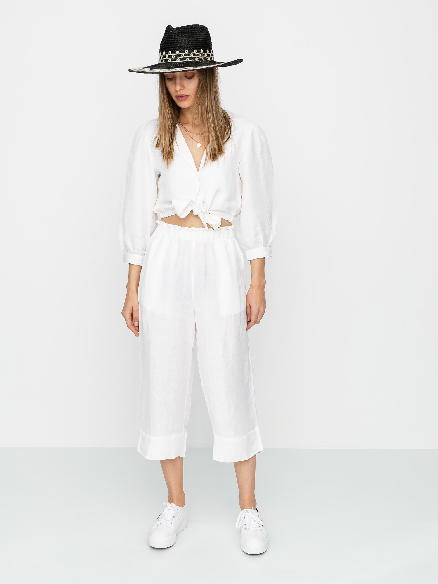Pantaloni Brixton Luna Wmn (white)
