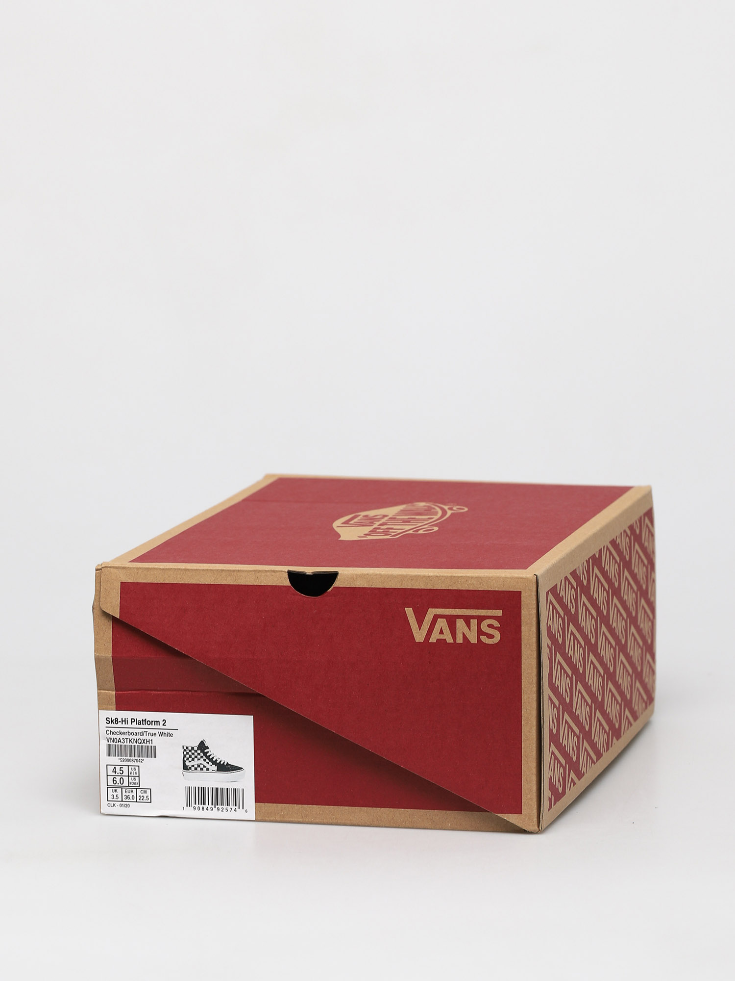 Vans Pantofi Sk8 Hi Platform 2 (checkerboard/true white)