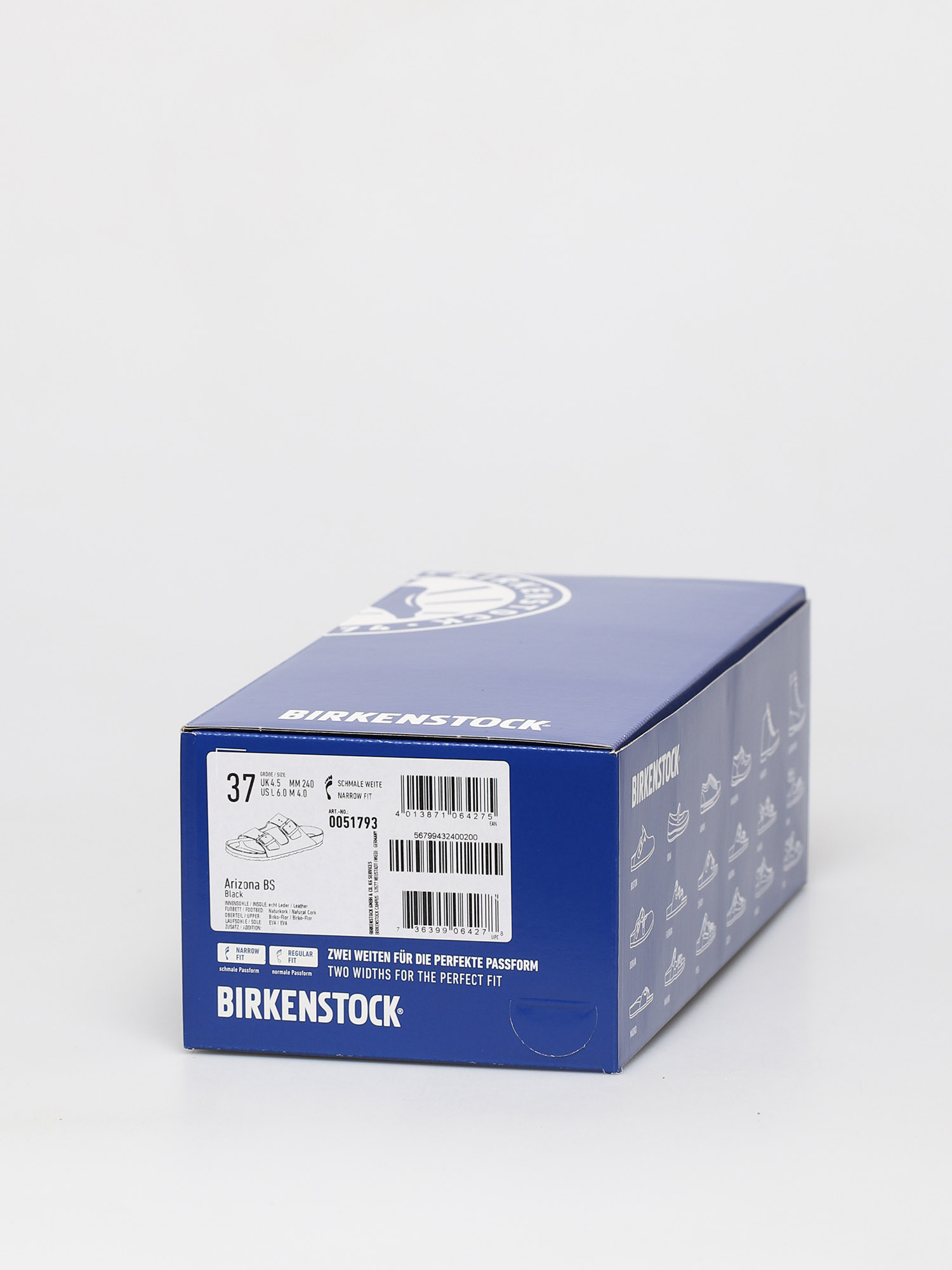 Șlapi Birkenstock Arizona Narrow (black)