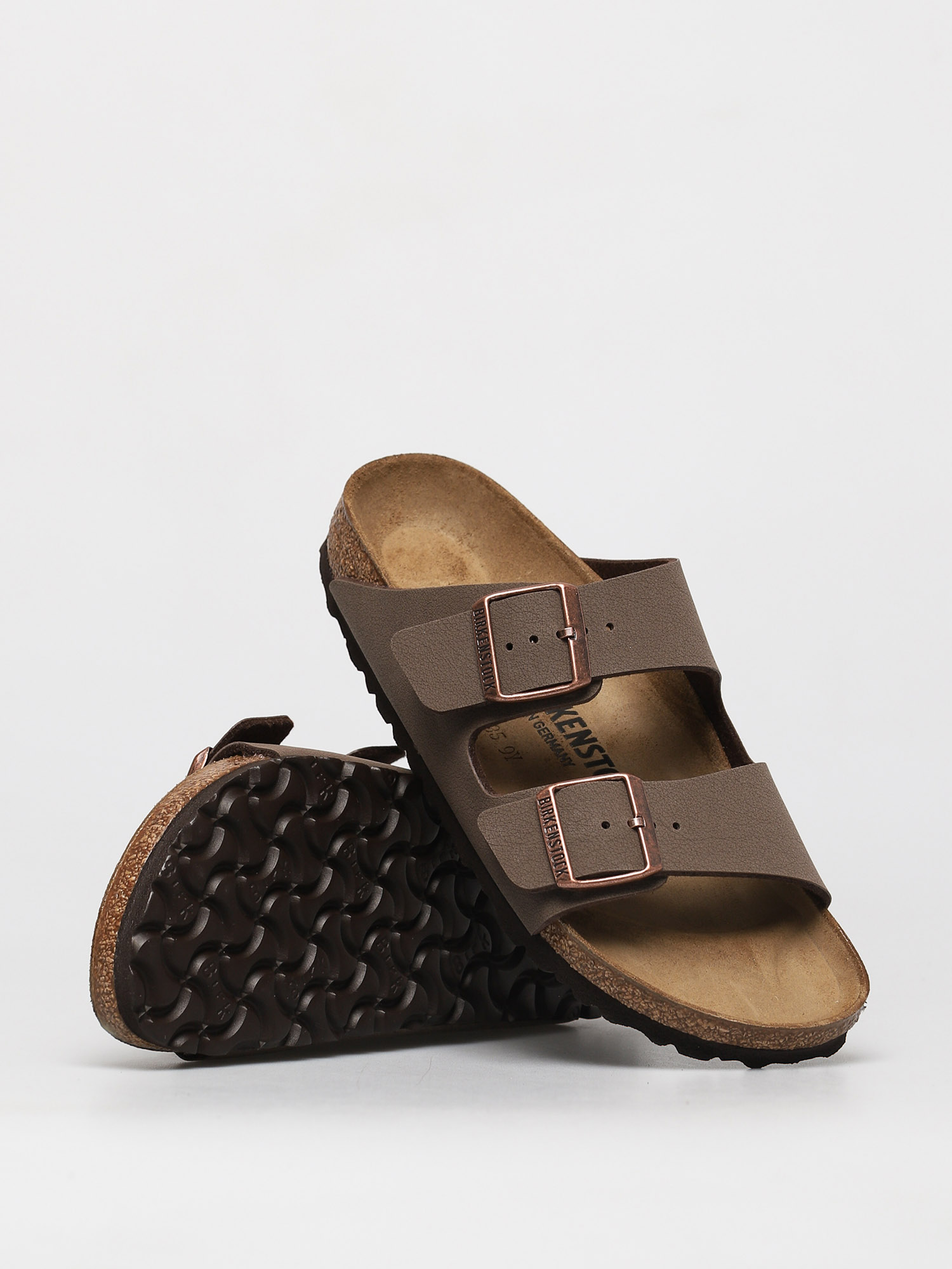 Șlapi Birkenstock Arizona Narrow (nubuck mocha)