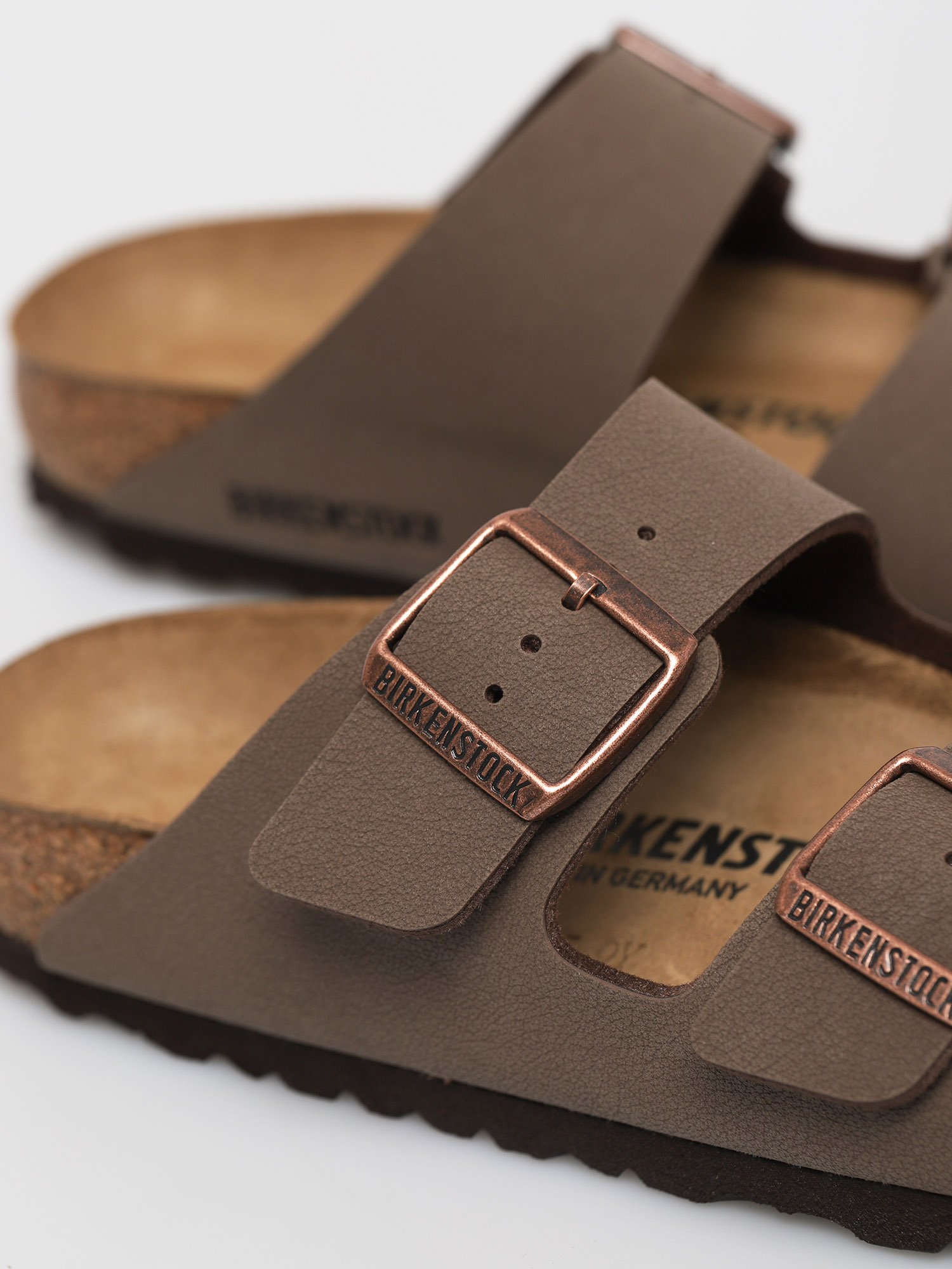 Șlapi Birkenstock Arizona Narrow (nubuck mocha)