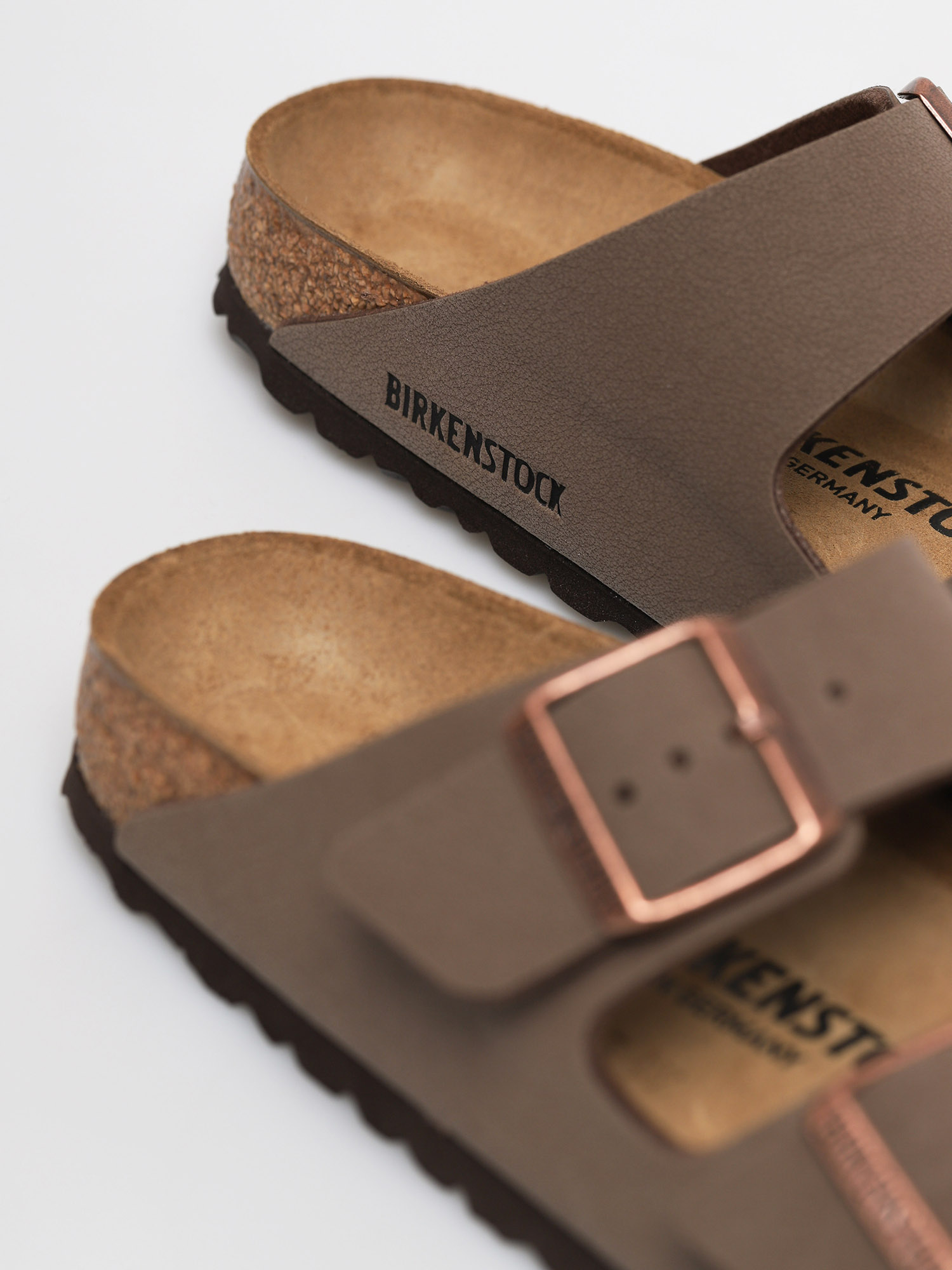 Șlapi Birkenstock Arizona Narrow (nubuck mocha)