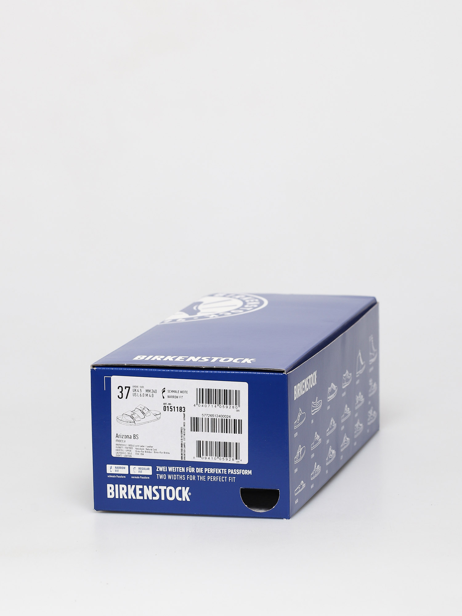 Șlapi Birkenstock Arizona Narrow (nubuck mocha)