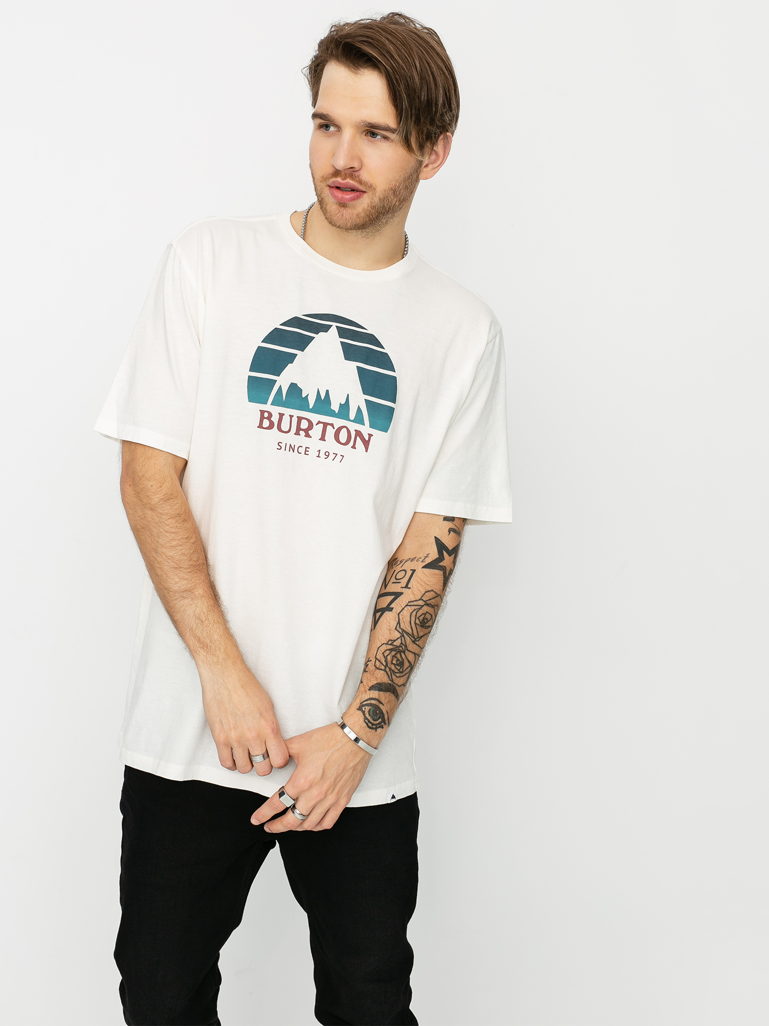 Tricou Burton Underhill (stout white)