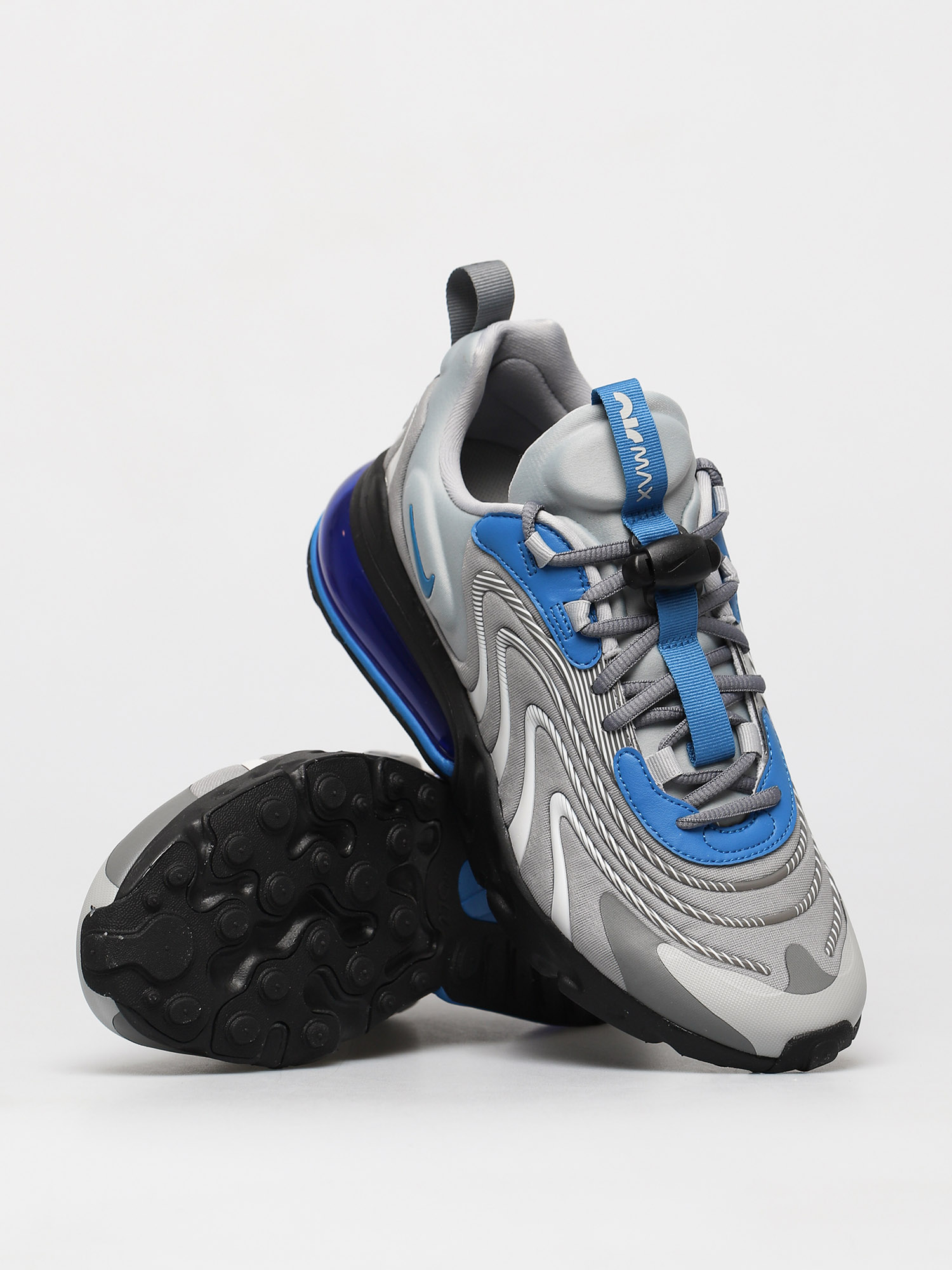 Nike Pantofi Air Max 270 React Eng (lt smoke grey/battle blue smoke grey)