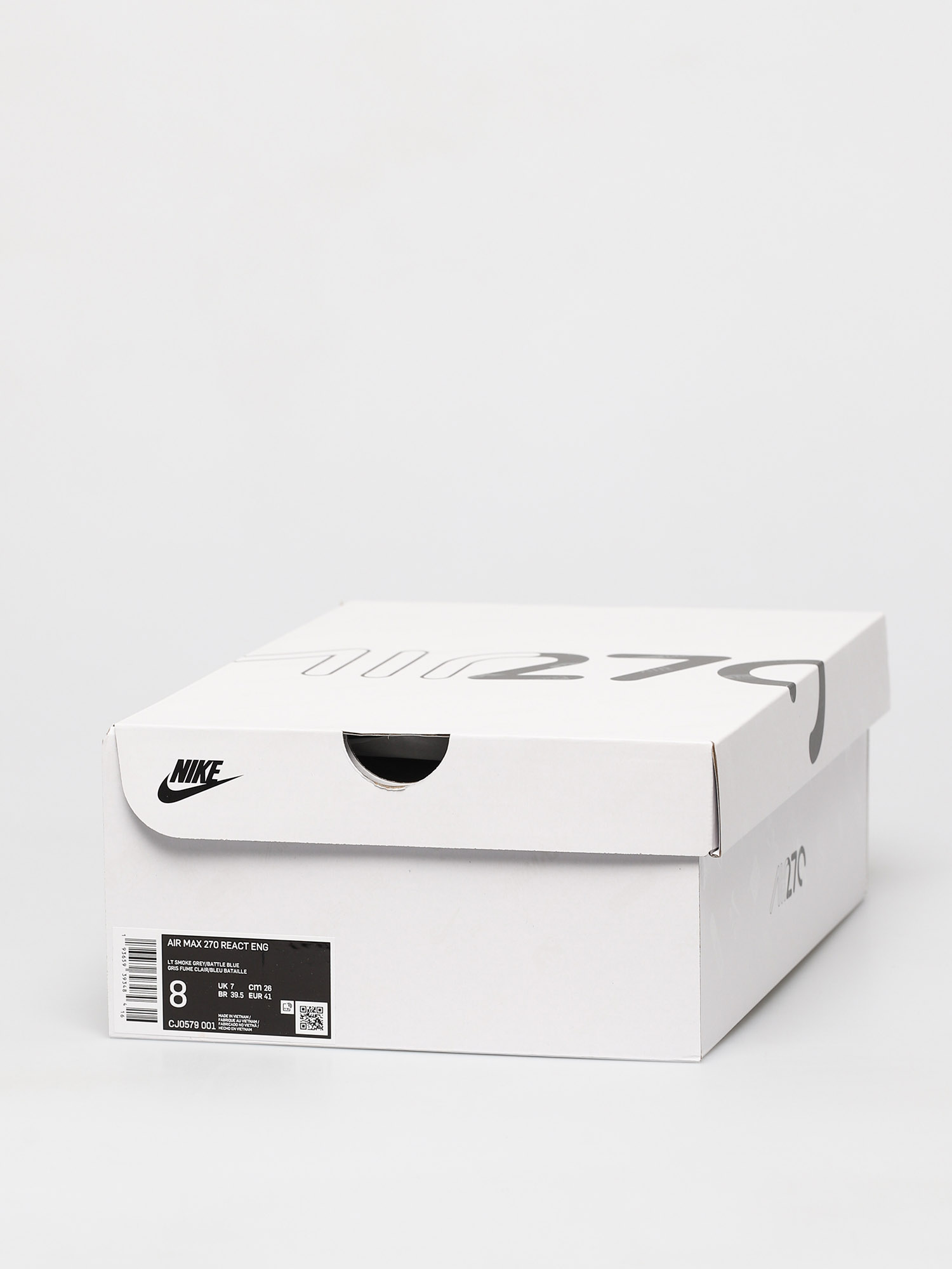 Nike Pantofi Air Max 270 React Eng (lt smoke grey/battle blue smoke grey)