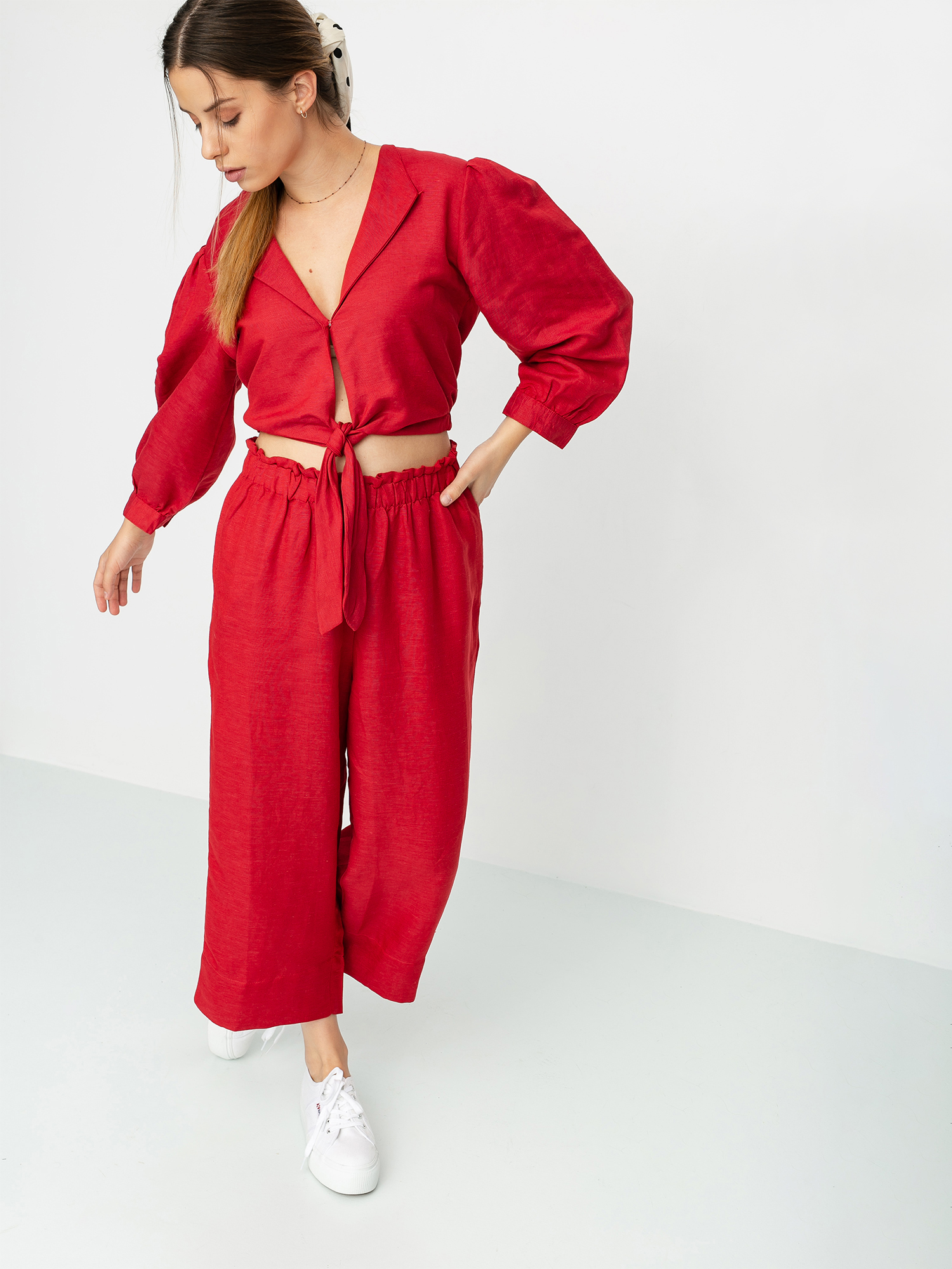 Cămașă Brixton Eden Top Wmn (lava red)