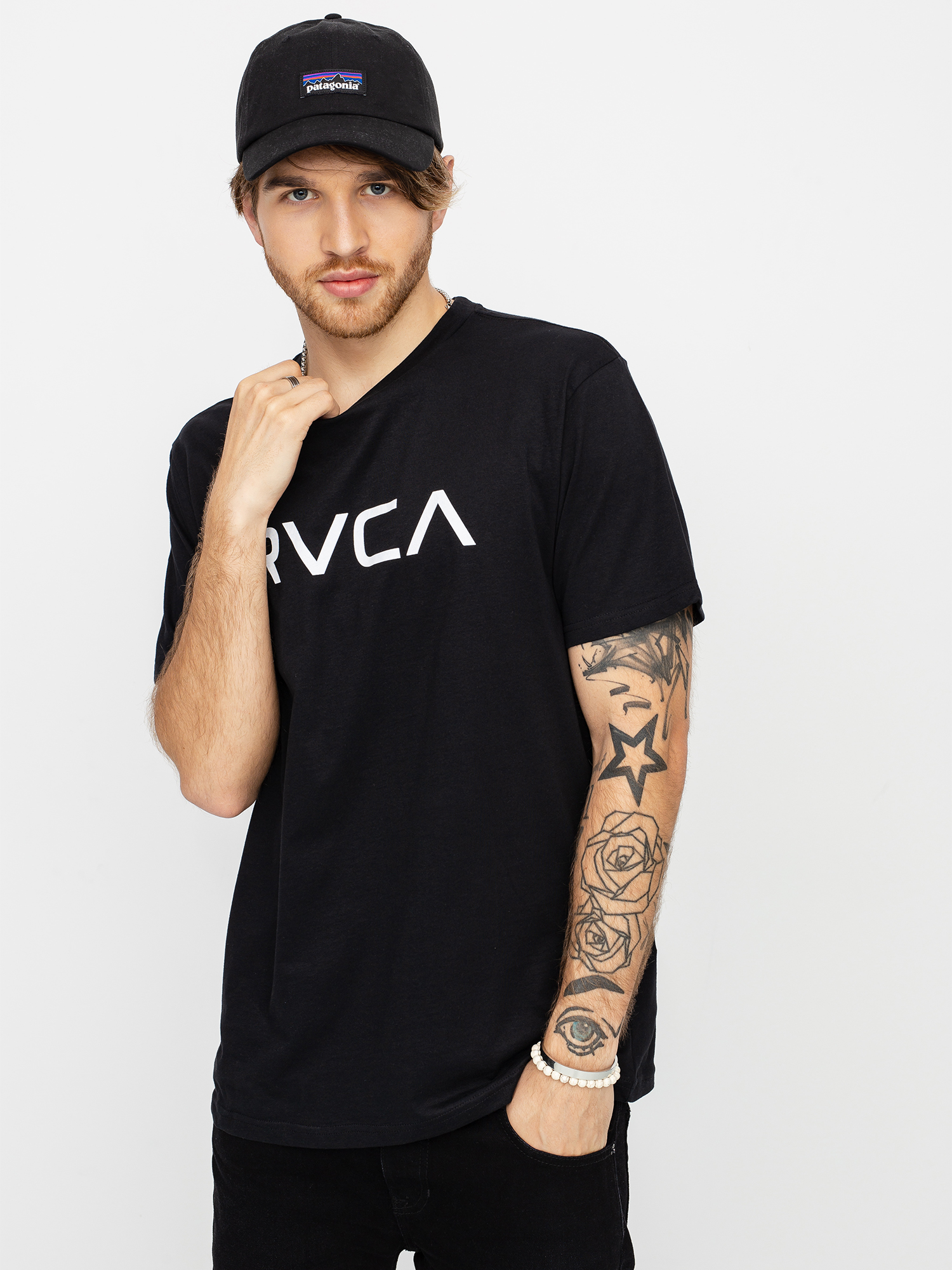 RVCA Tricou Big Rvca (black)