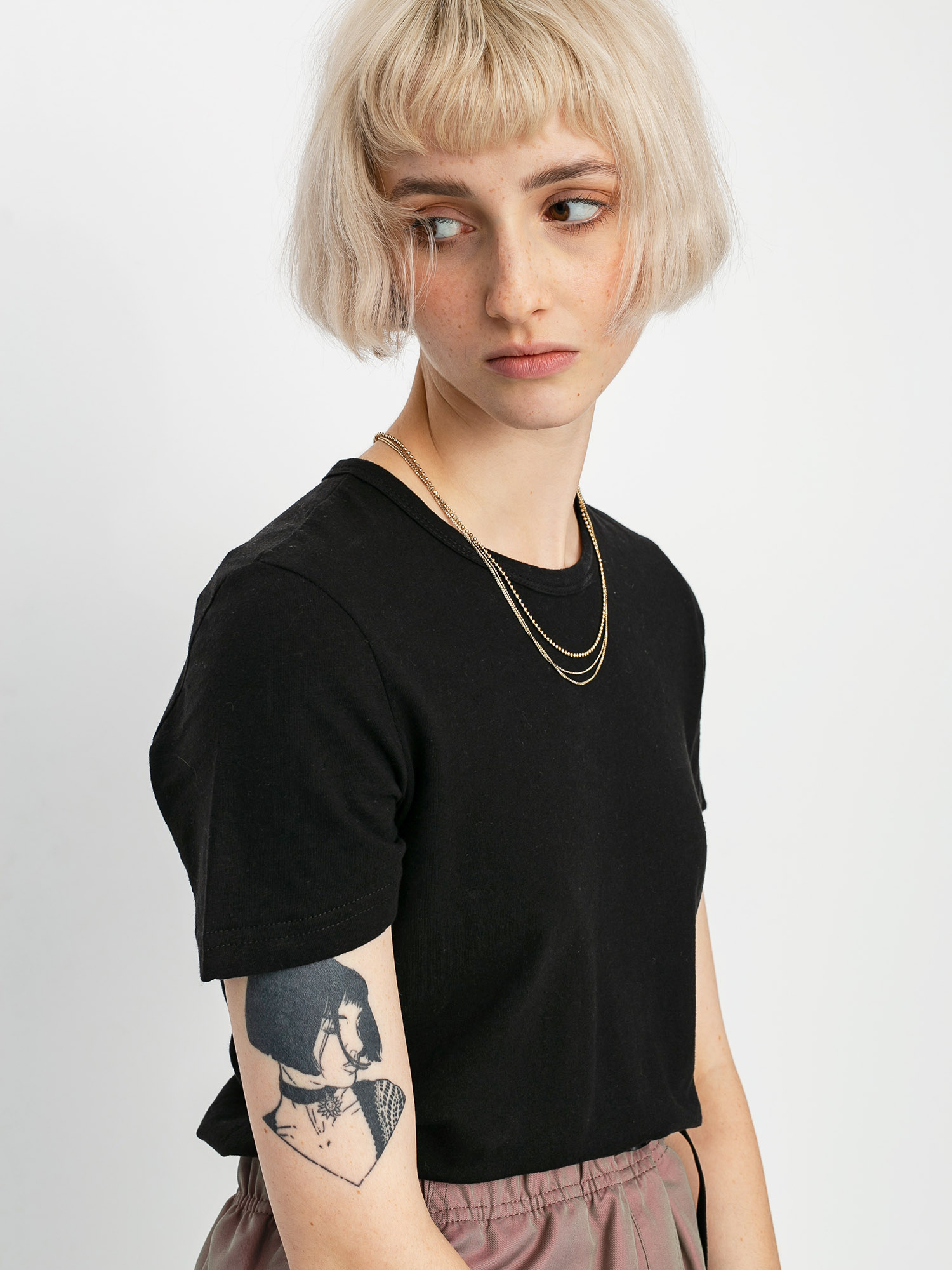 Tricou Brixton Karlie Baby Wmn (black)