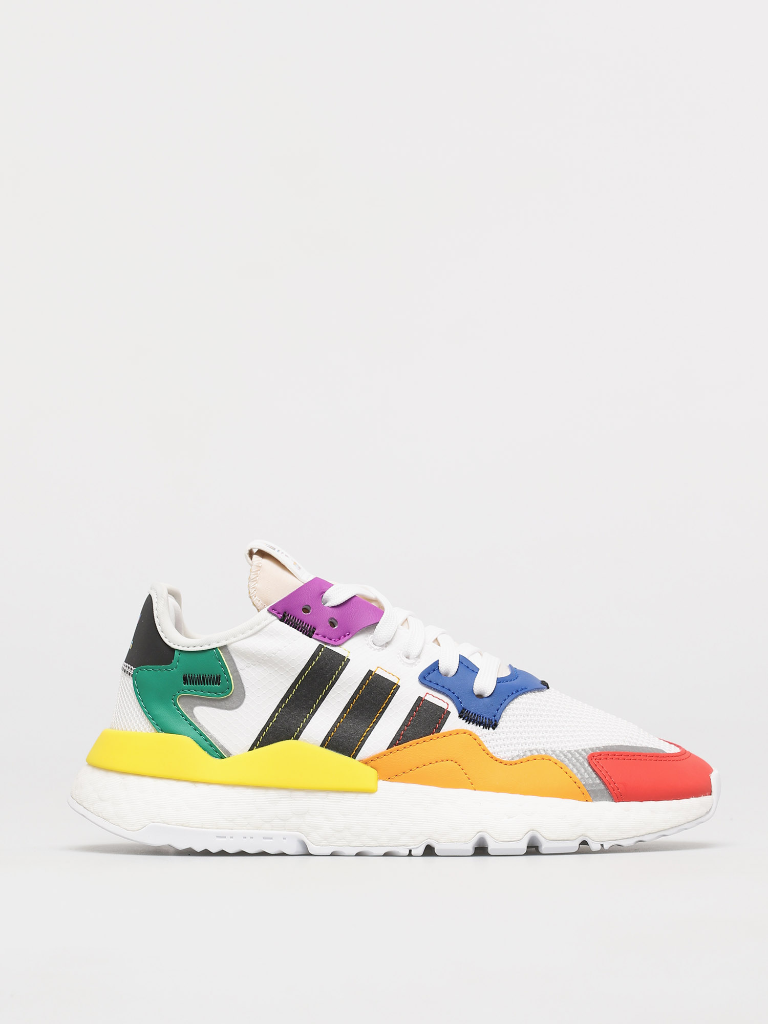 adidas Originals Pantofi Nite Jogger Pride (ftwr white/core black/silver met)
