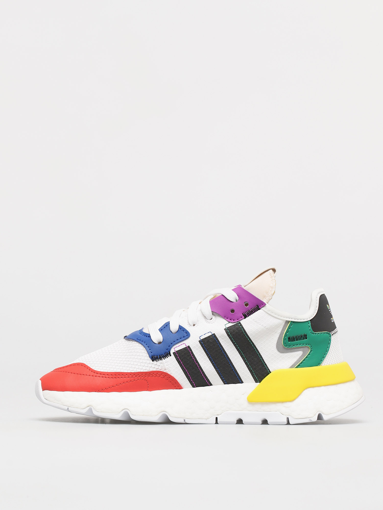 adidas Originals Pantofi Nite Jogger Pride (ftwr white/core black/silver met)