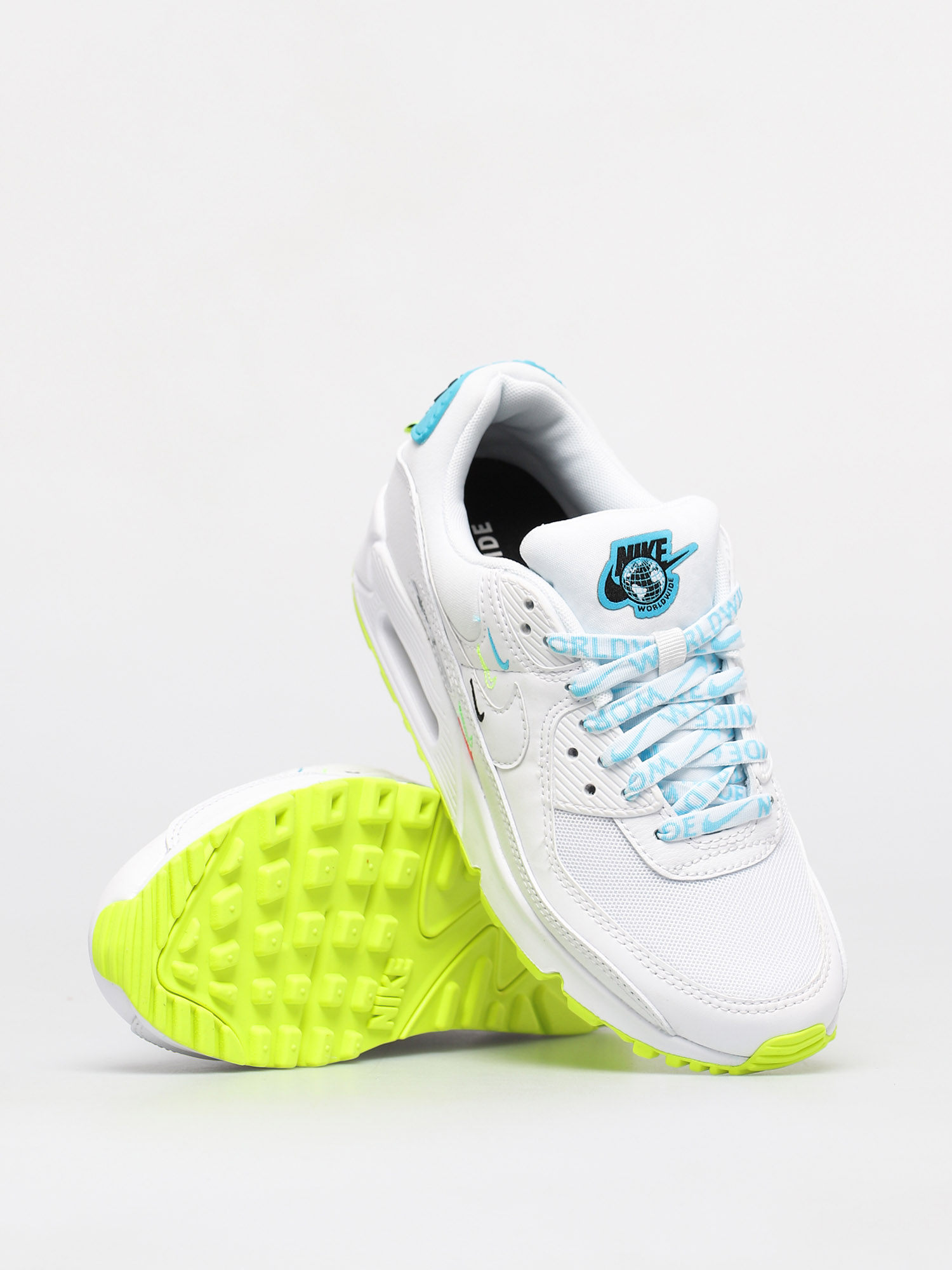 Nike Pantofi Air Max 90 Se Wmn (white/white blue fury volt)