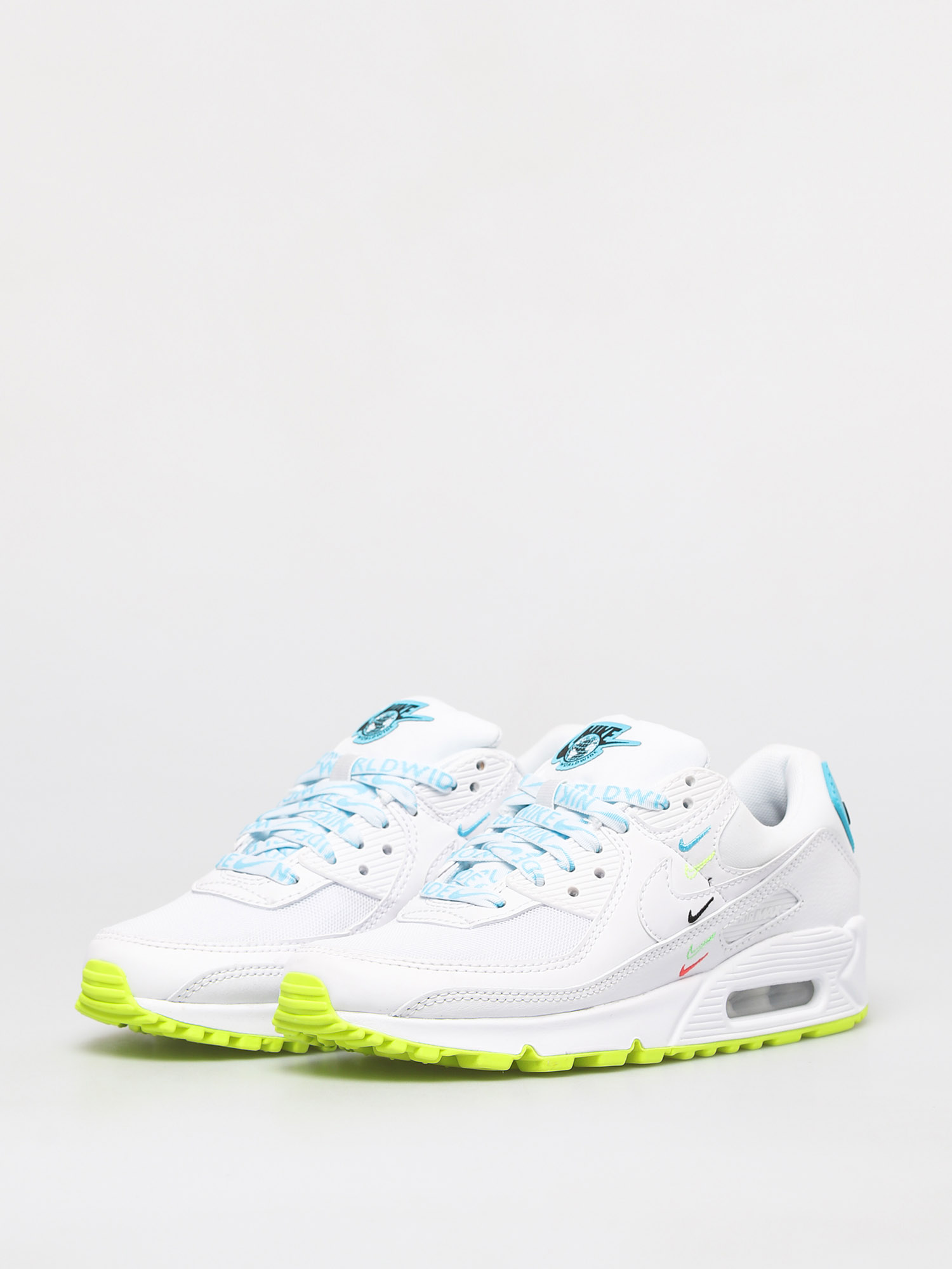 Nike Pantofi Air Max 90 Se Wmn (white/white blue fury volt)
