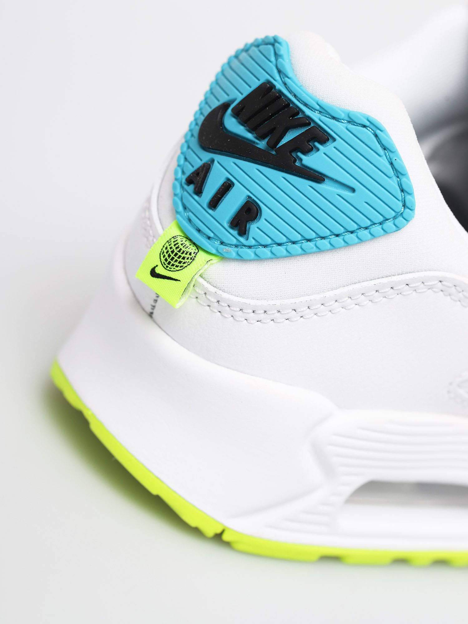 Nike Pantofi Air Max 90 Se Wmn (white/white blue fury volt)