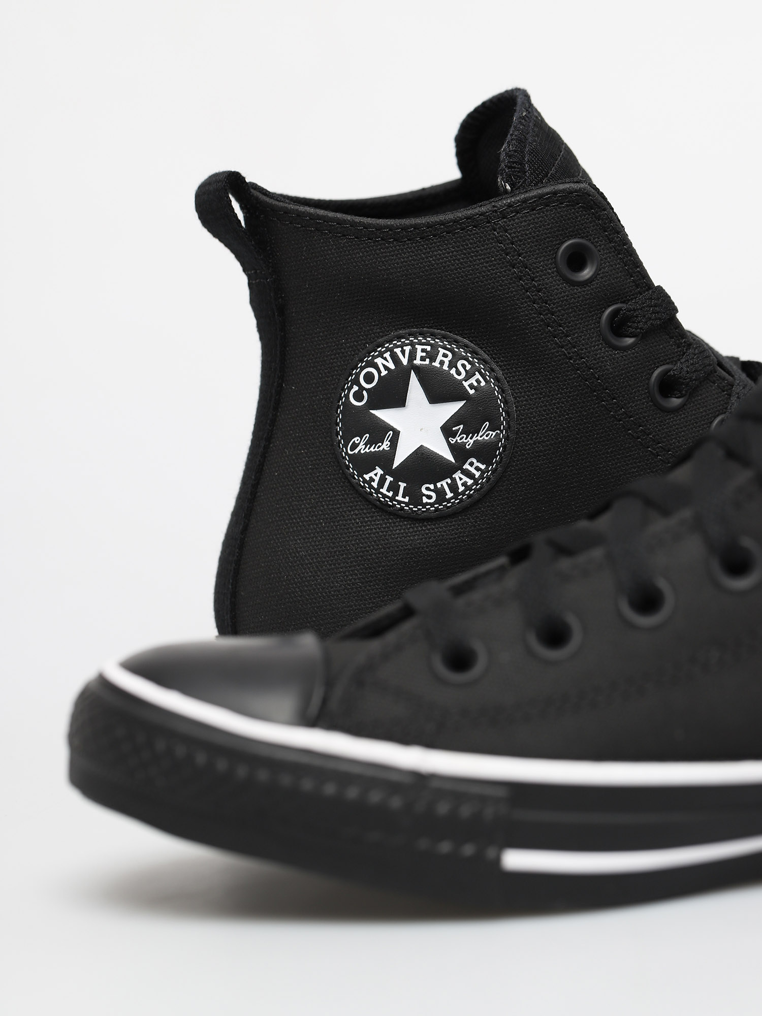 Converse Teniși Chuck Taylor All Star Padded Tongue Leather (black/black/white)