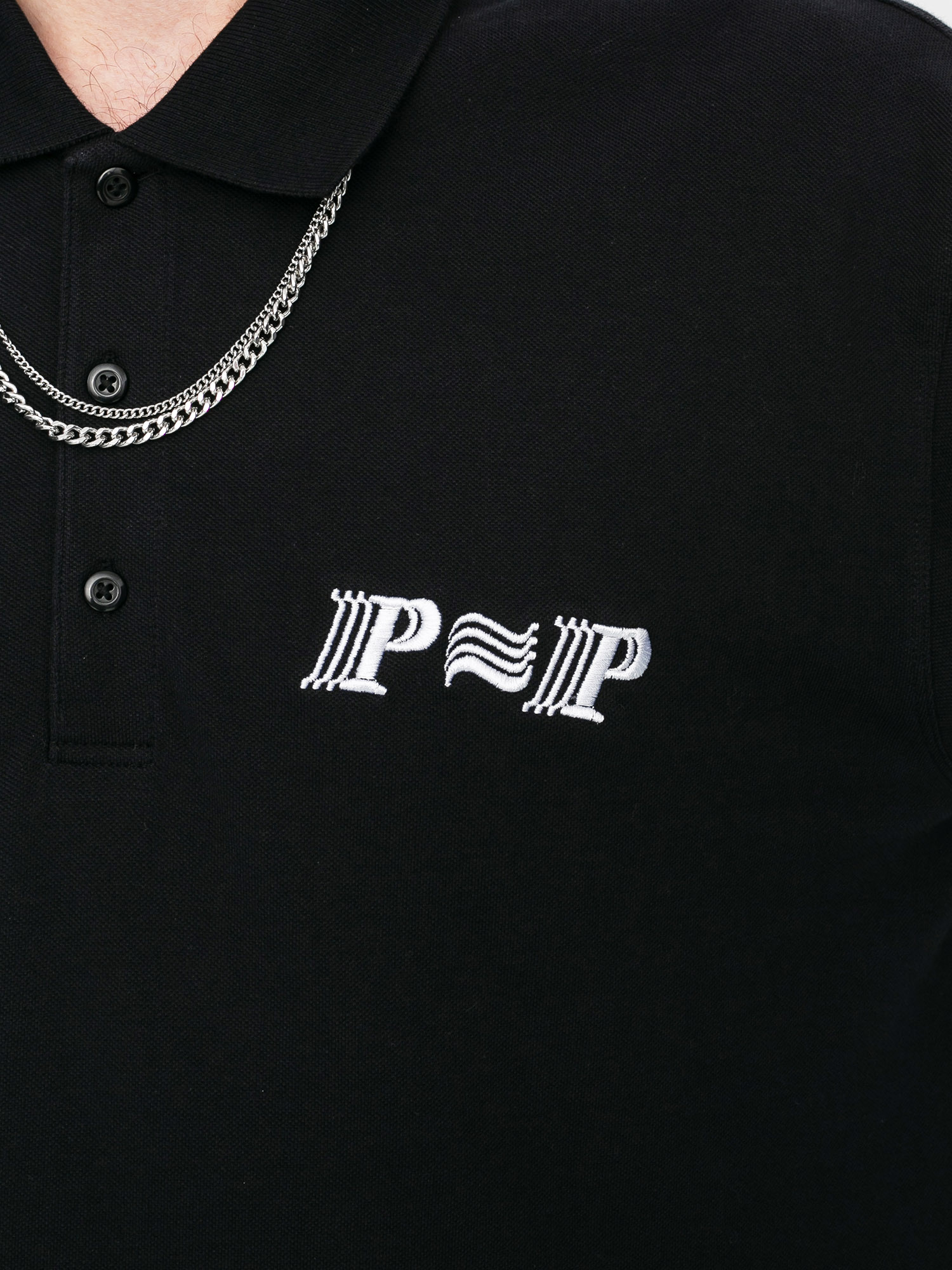 Tricou polo Pass Port PPP (black)