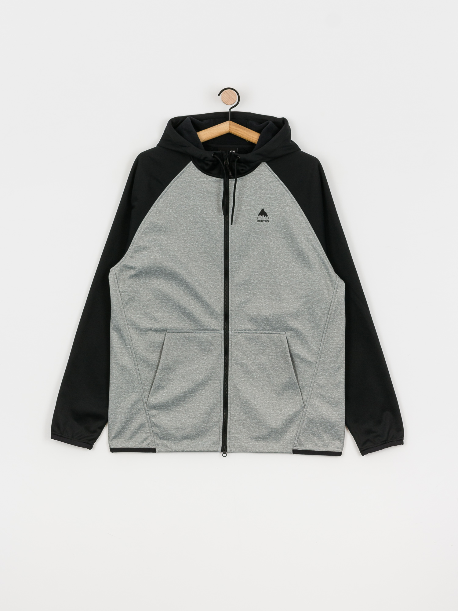 Pentru bărbați Hanorac termic Burton Crown Weatherproof ZHD (gray heather/true black)