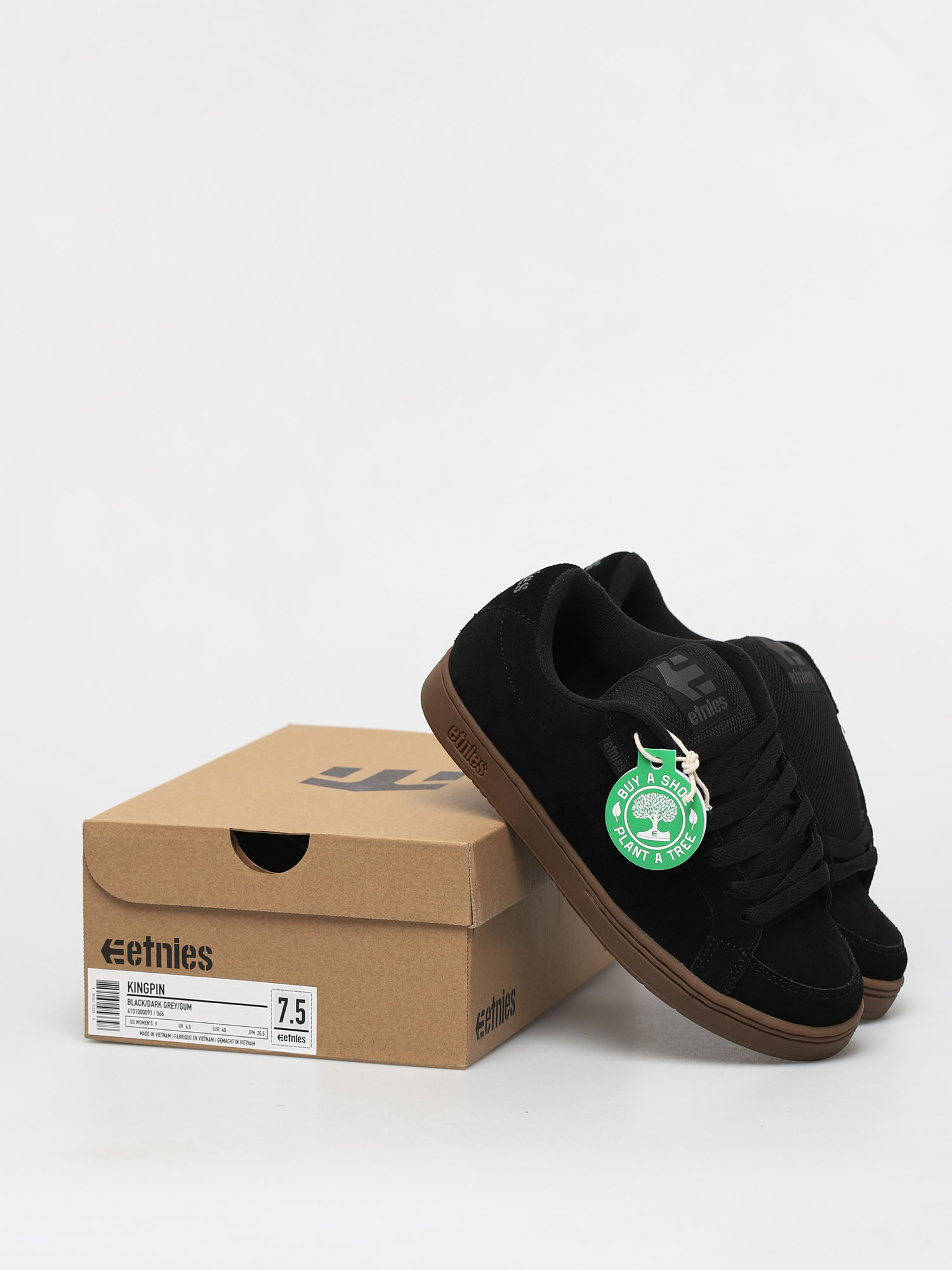 Pantofi Etnies Kingpin (black/dark grey/gum)