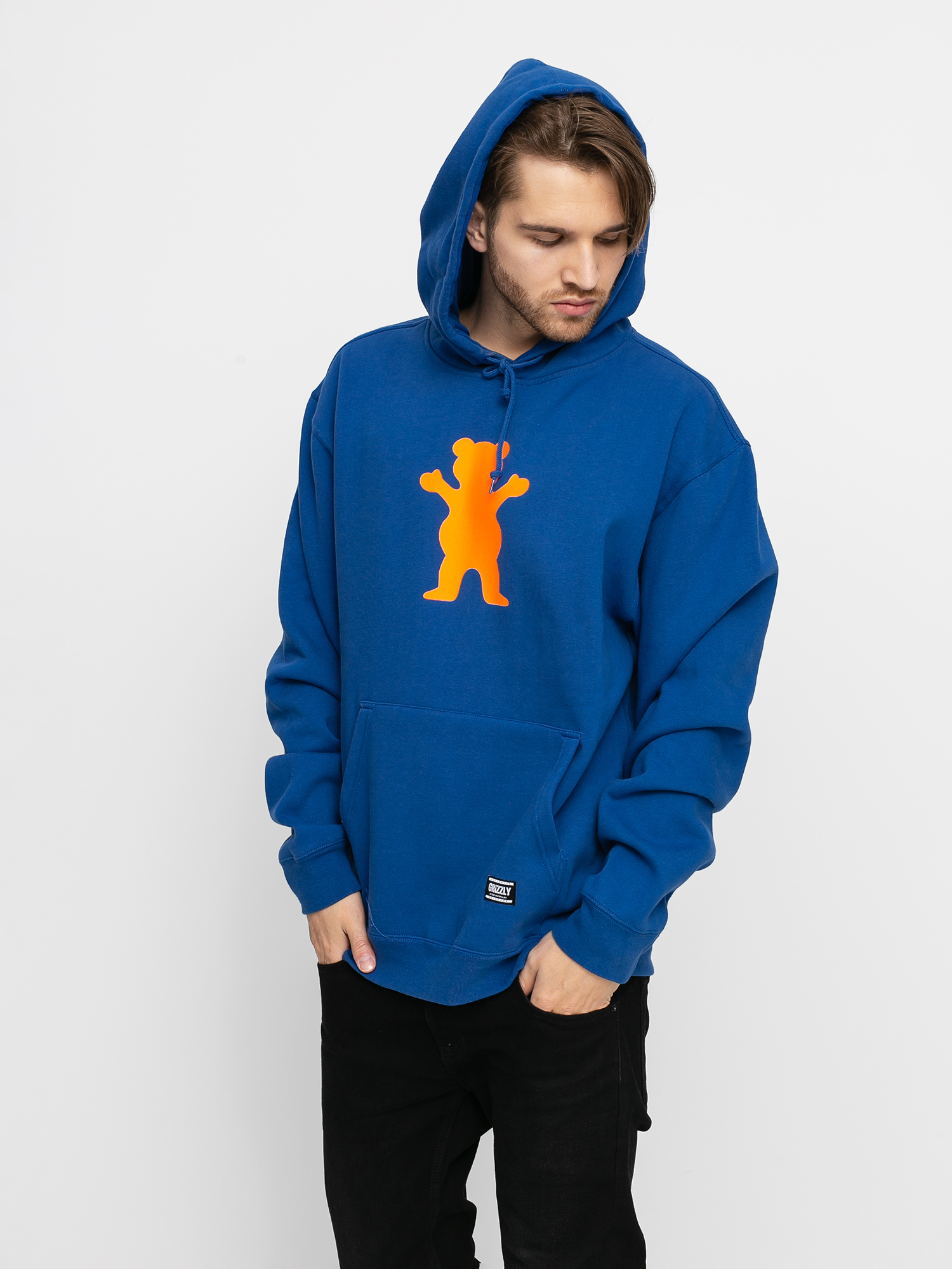 Grizzly Griptape Hanorac cu glugă Og Bear HD (royal)