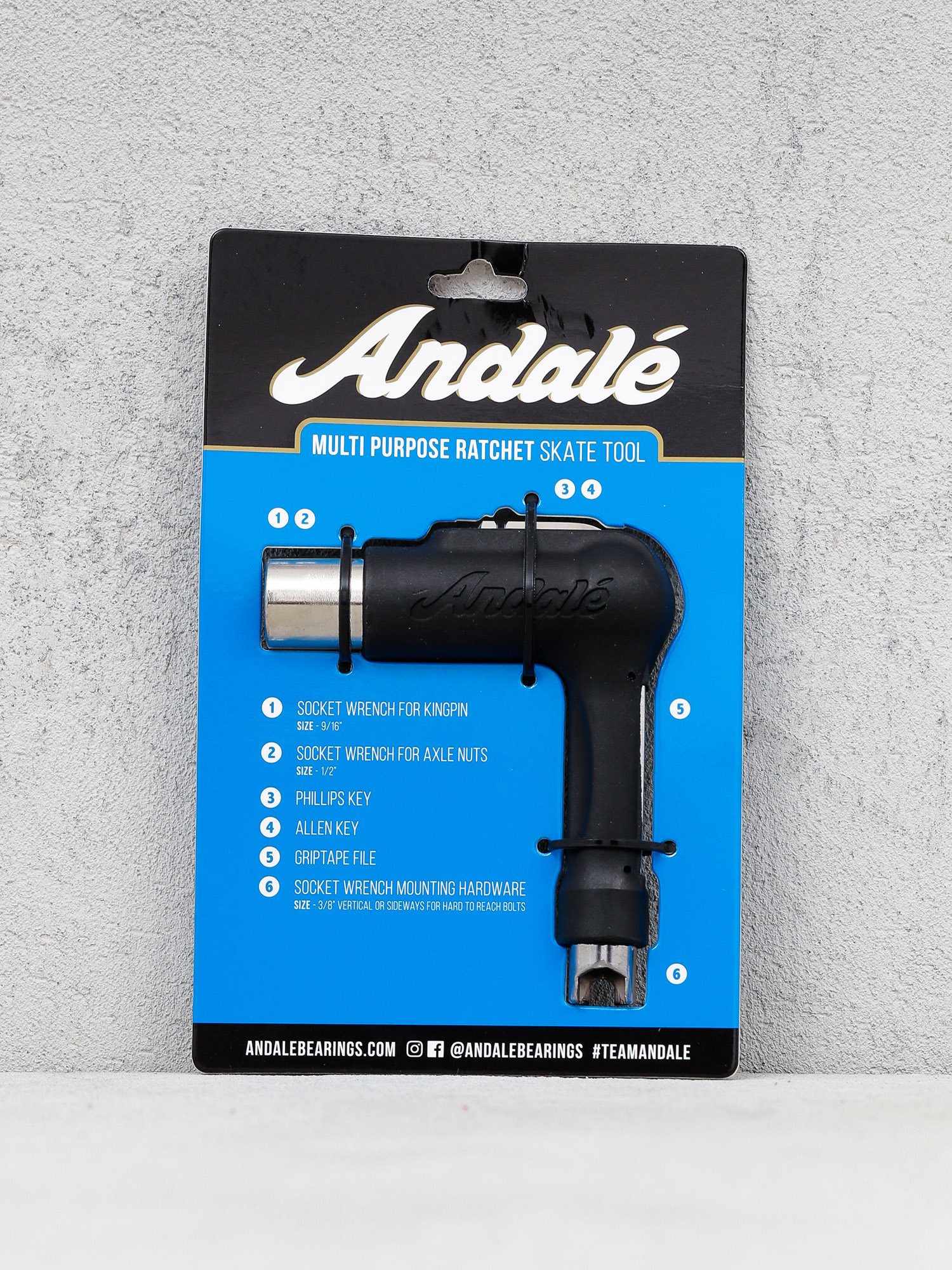 Cheie Andale Multi Purpose Ratchet Skate Tool