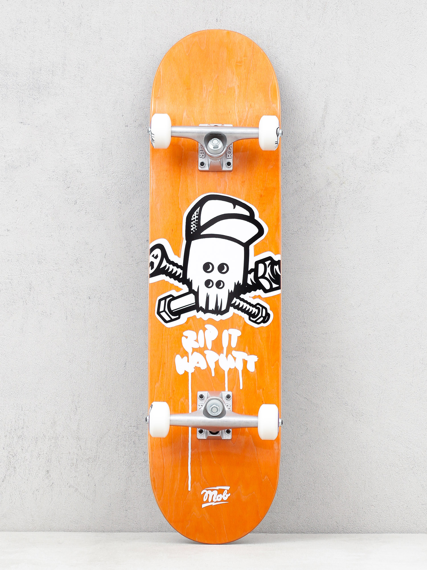 Skateboard Mob Skateboards Skull (yellow)