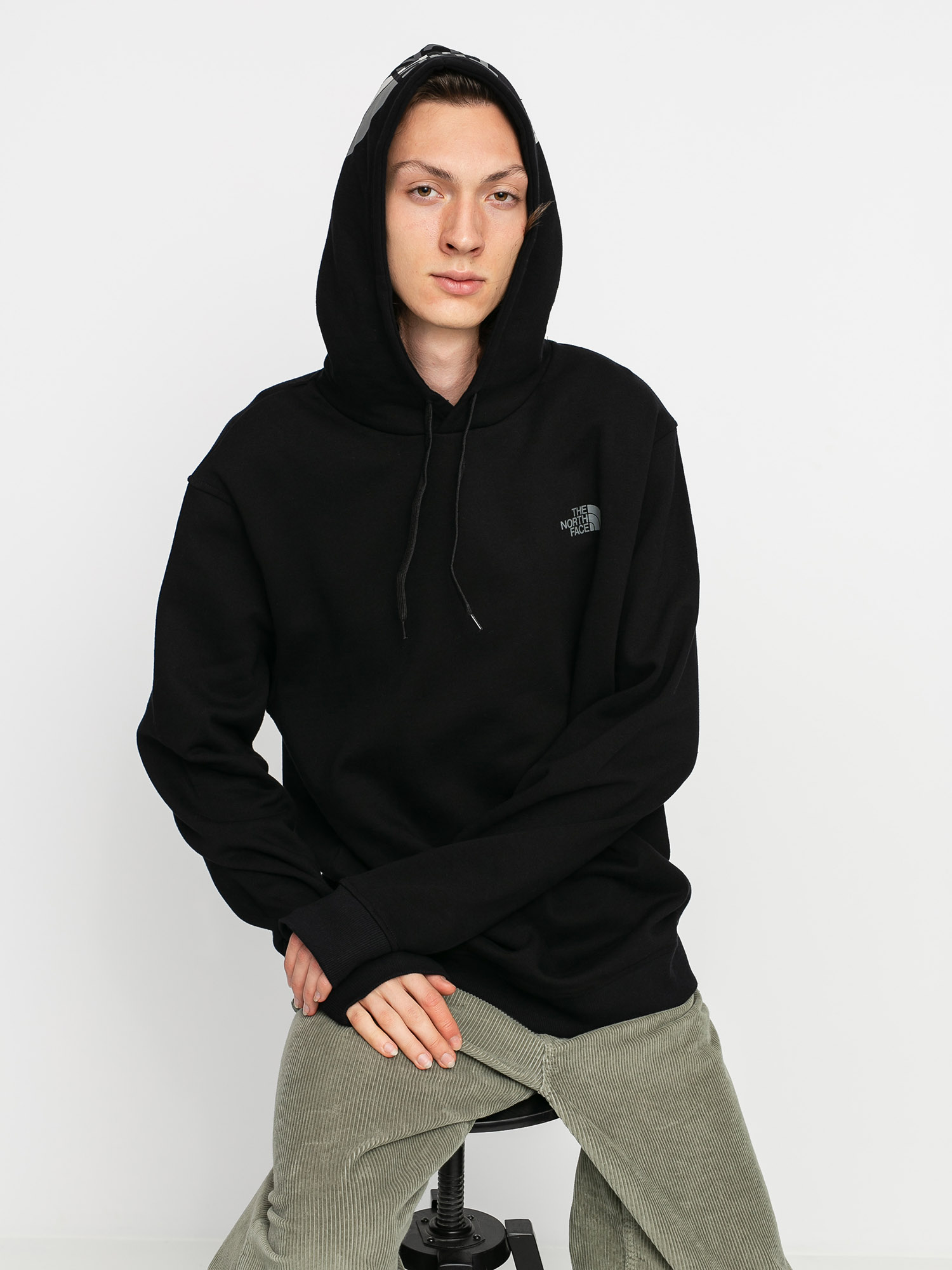 The North Face Hanorac cu glugă Seasonal Drew Peak HD (black/black)