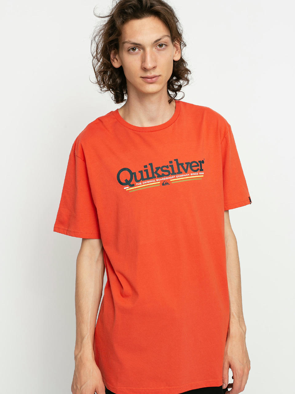 Tricou Quiksilver Tropical Lines (chili)