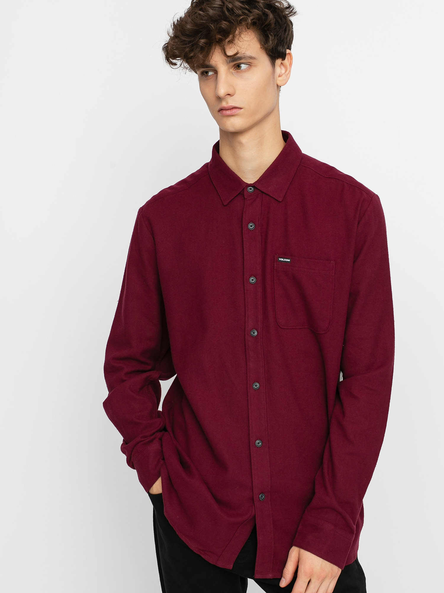 Cămașă Volcom Caden Solid (port)