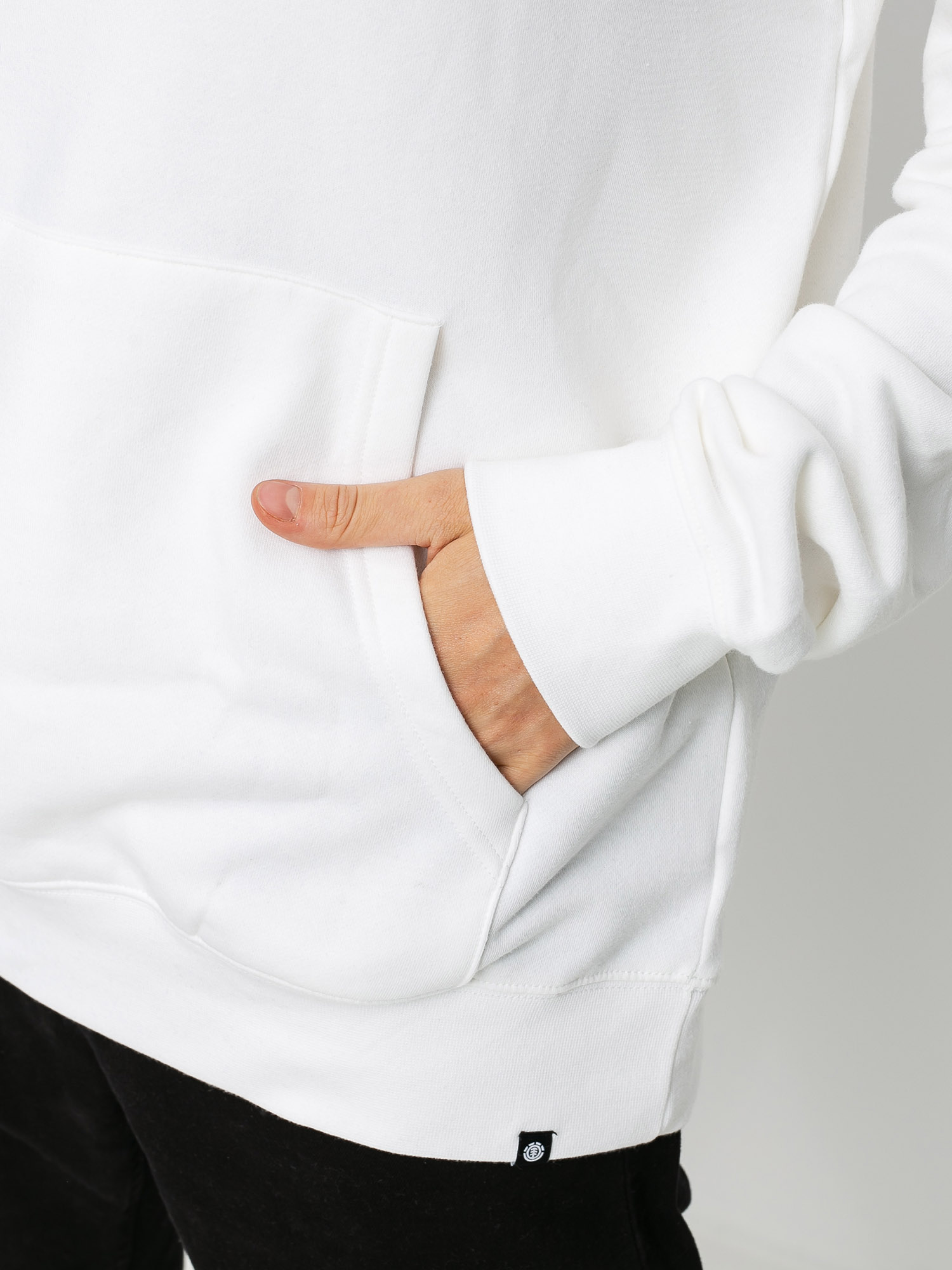 Hanorac cu glugă Element Blazin Chest HD (optic white)