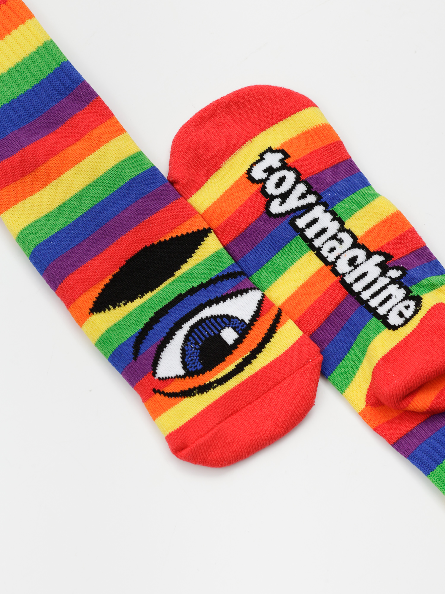 Toy Machine Șosete Sect Eye (rainbow stripe)