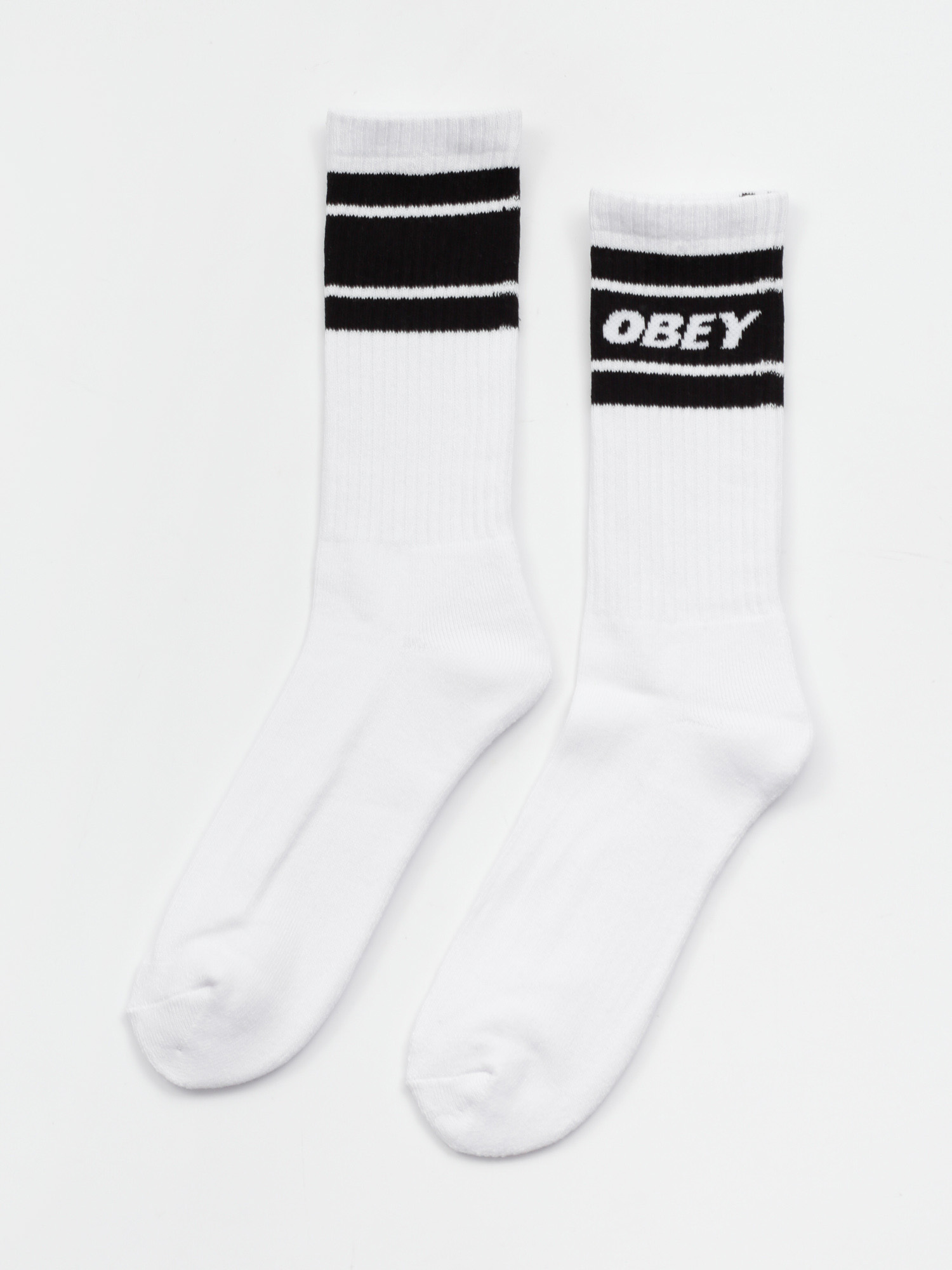 Șosete OBEY Cooper II (white/black)